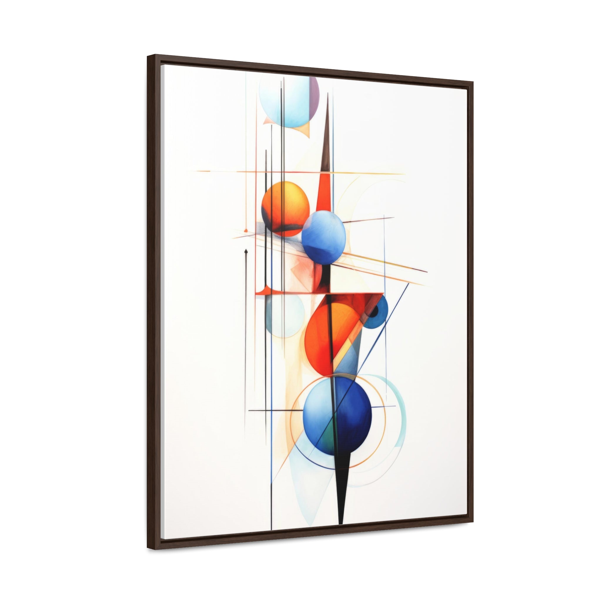 Geometric Abstract |Gallery Canvas Wraps, Vertical Frame