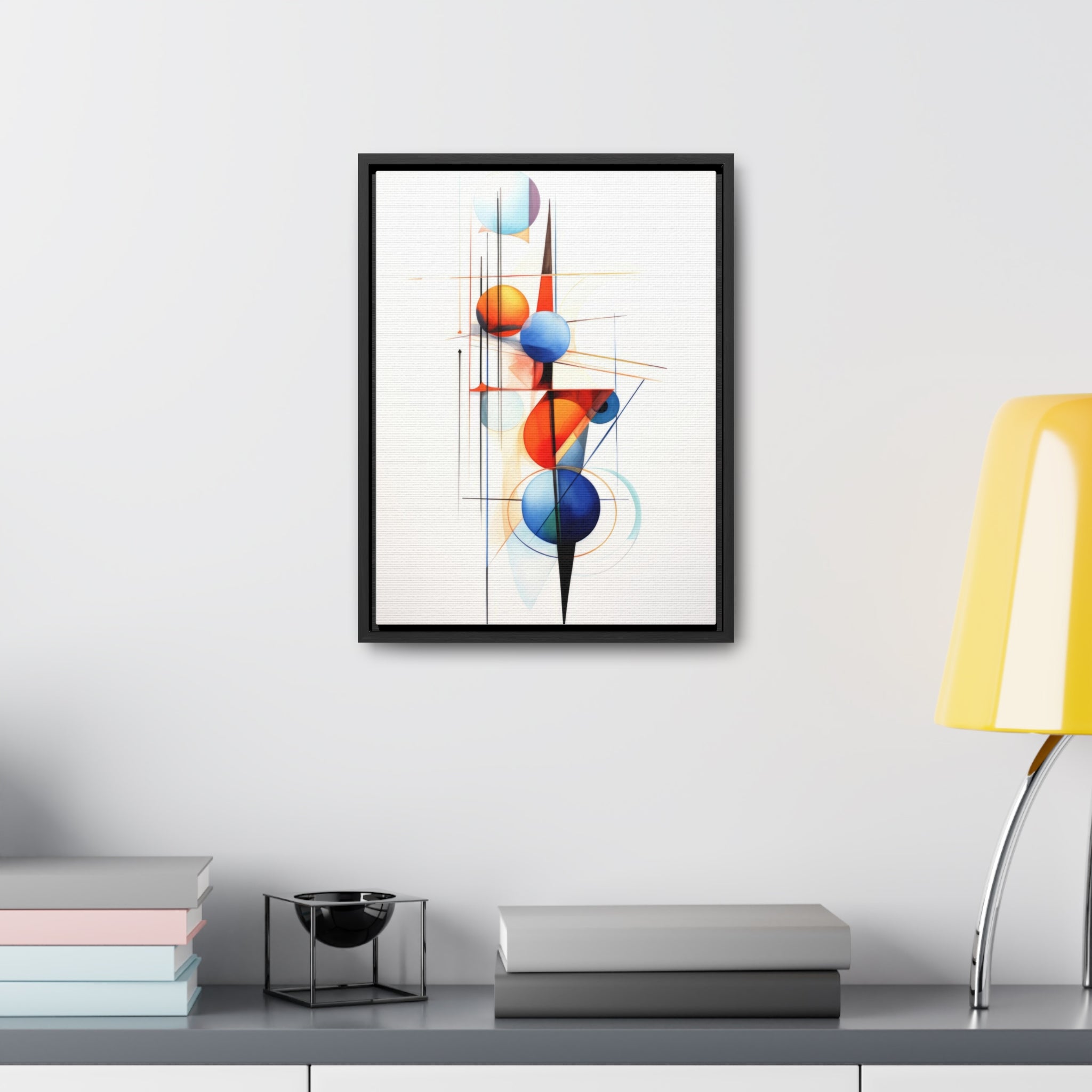 Geometric Abstract |Gallery Canvas Wraps, Vertical Frame