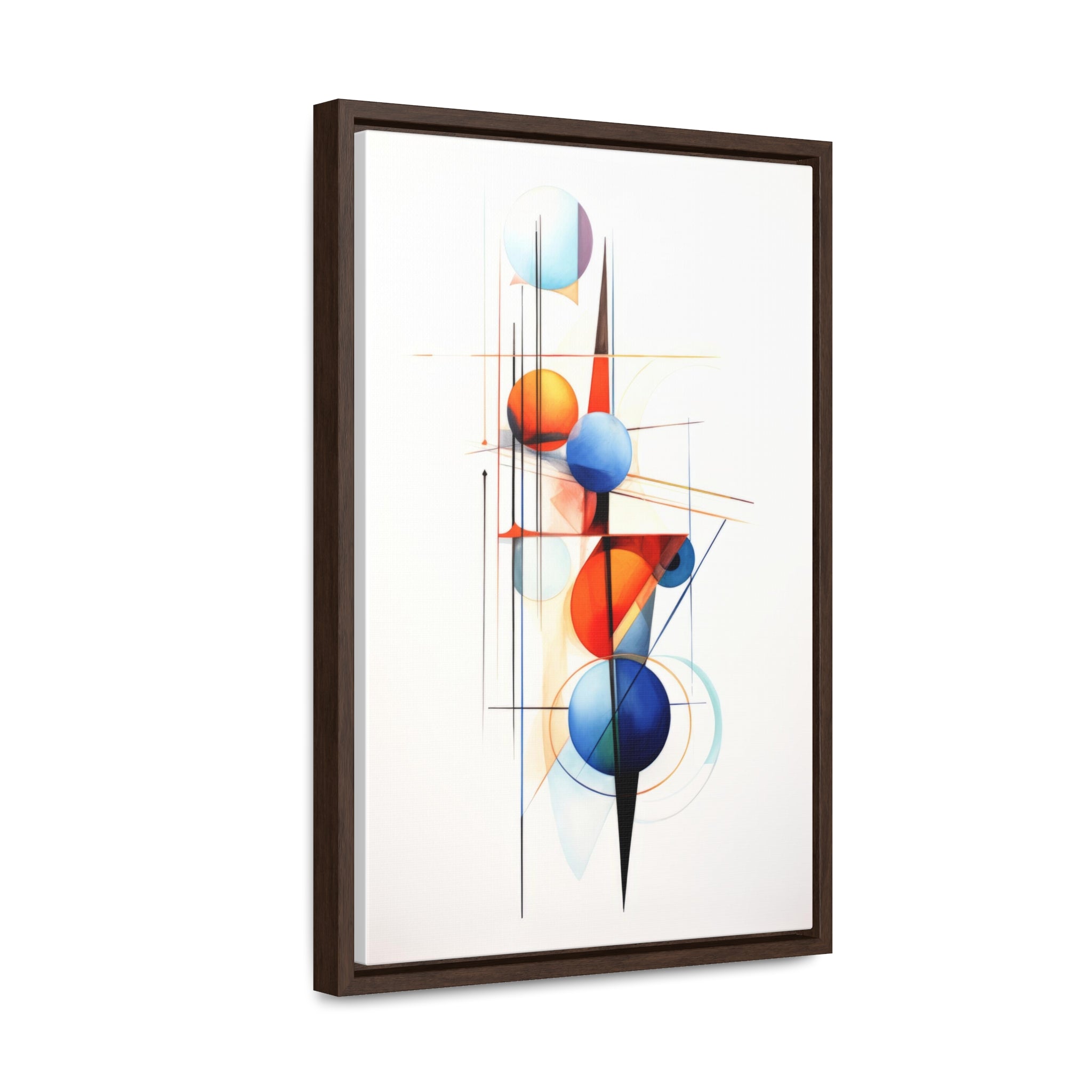 Geometric Abstract |Gallery Canvas Wraps, Vertical Frame