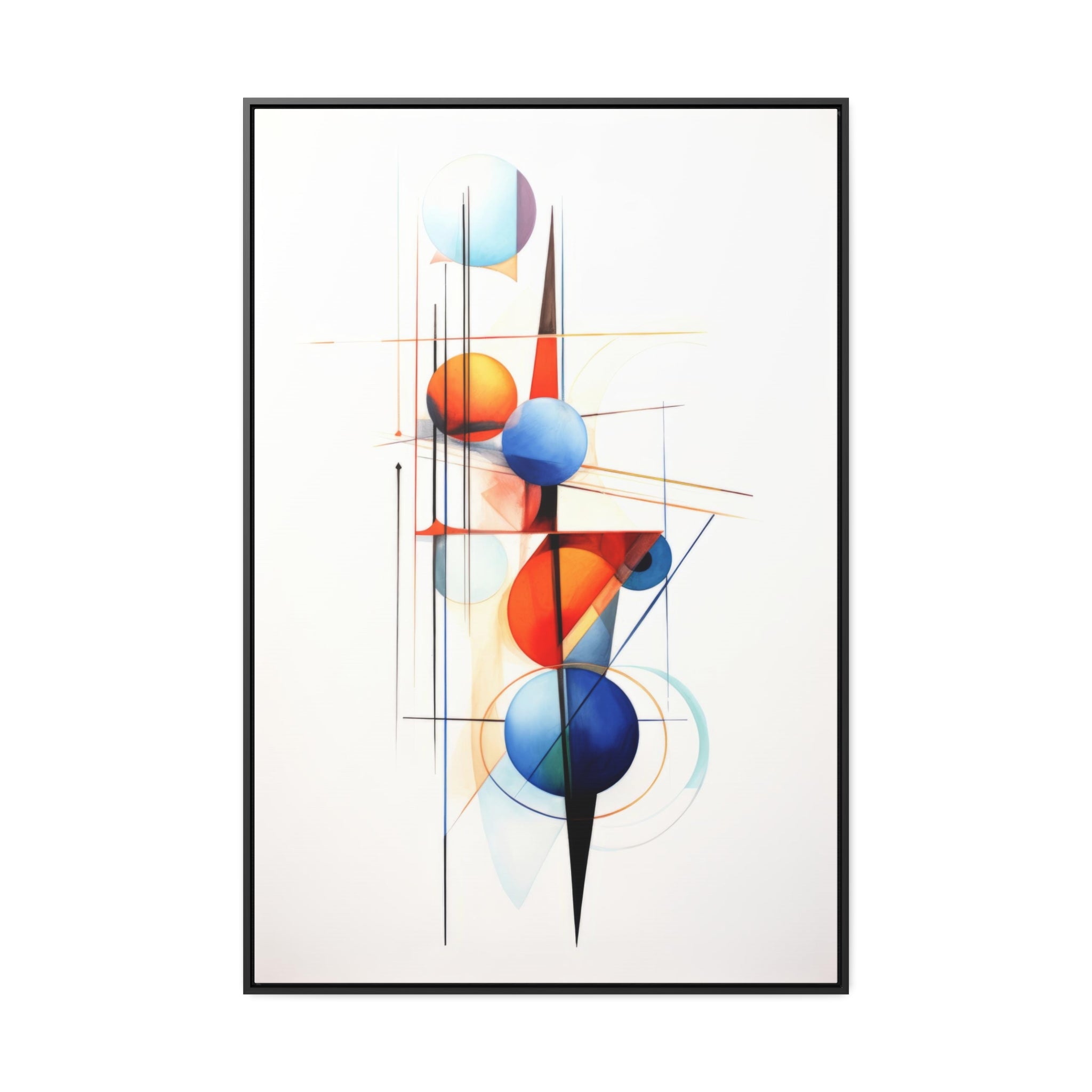 Geometric Abstract |Gallery Canvas Wraps, Vertical Frame