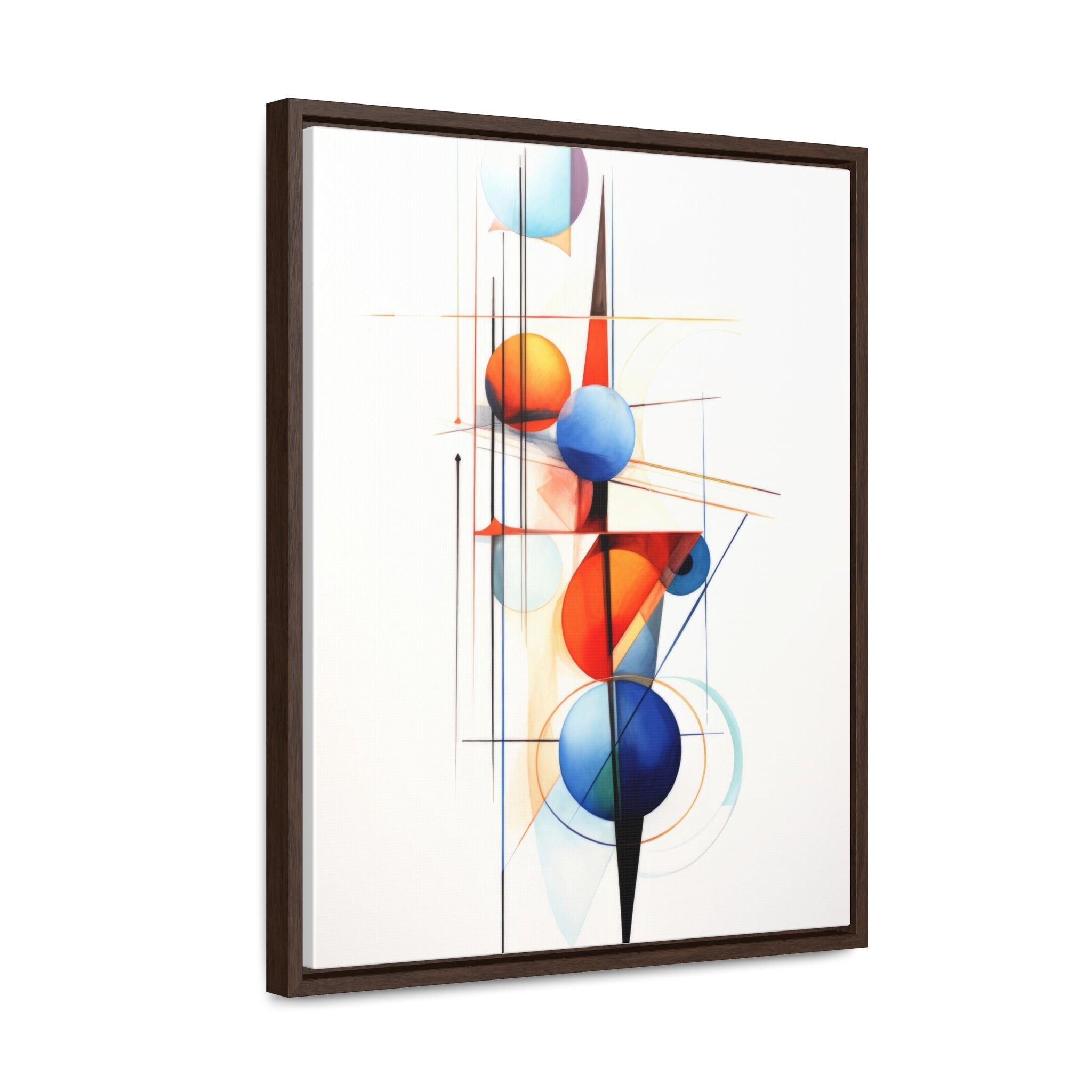 Geometric Abstract |Gallery Canvas Wraps, Vertical Frame