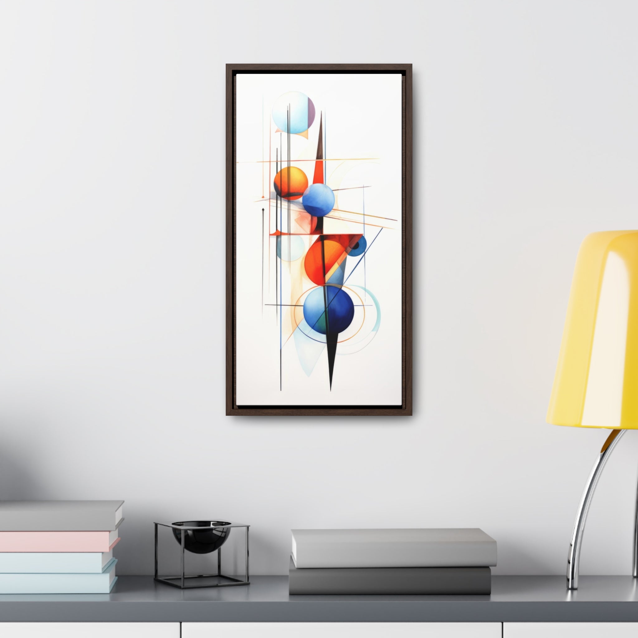 Geometric Abstract |Gallery Canvas Wraps, Vertical Frame