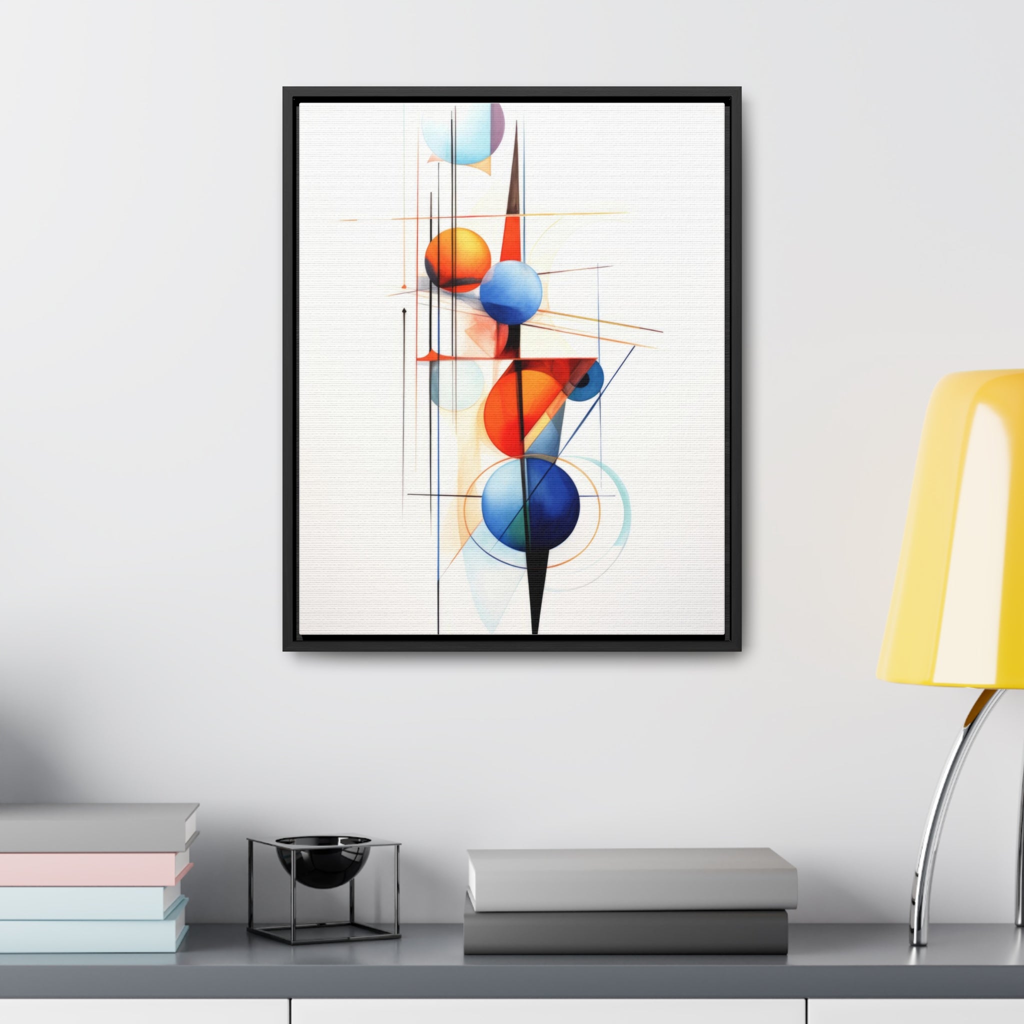 Geometric Abstract |Gallery Canvas Wraps, Vertical Frame