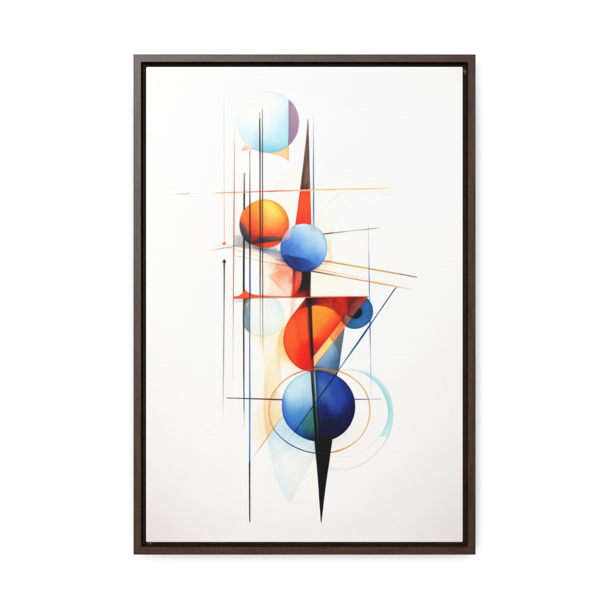 Geometric Abstract |Gallery Canvas Wraps, Vertical Frame