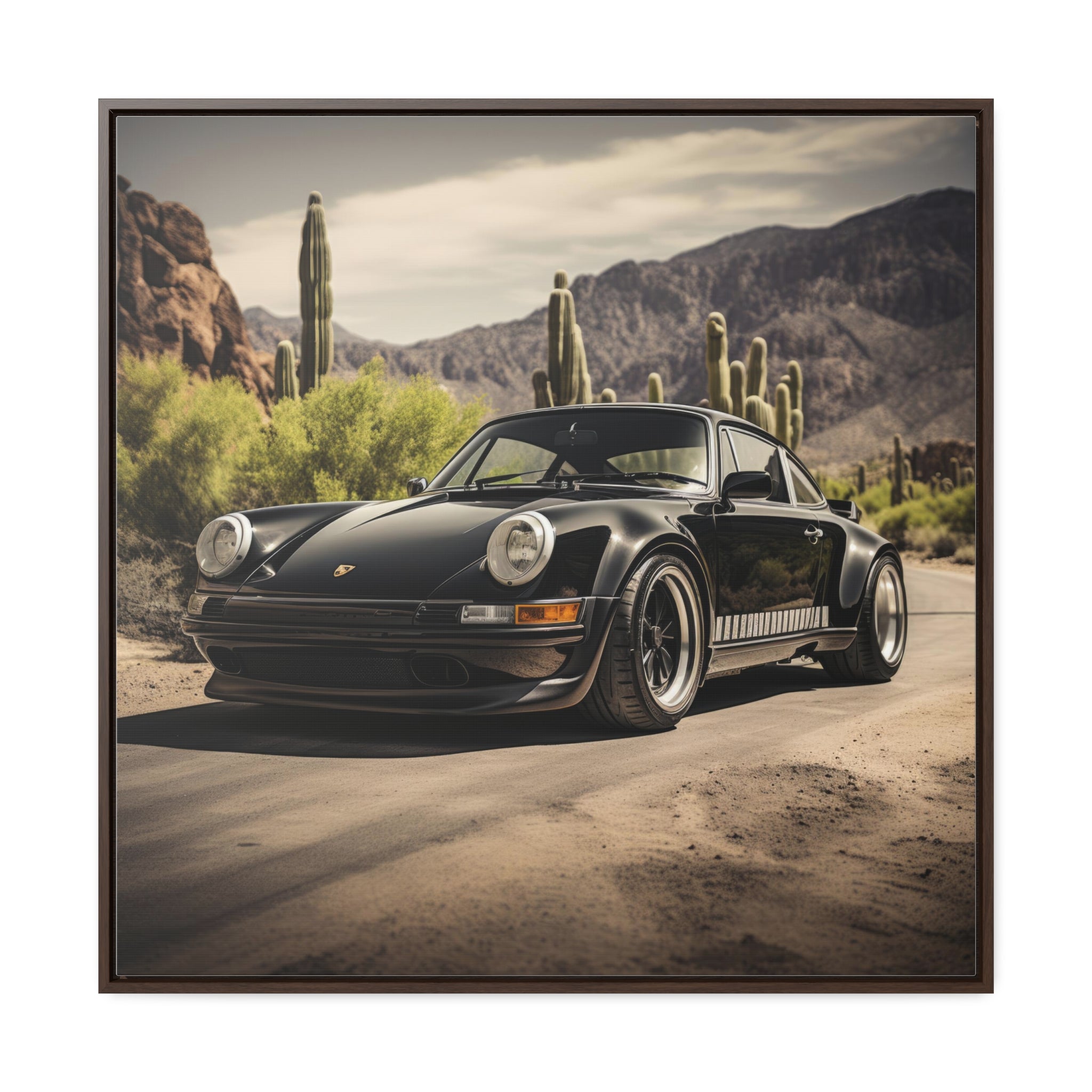 Porsche 911| Gallery Canvas Wraps, Square Frame