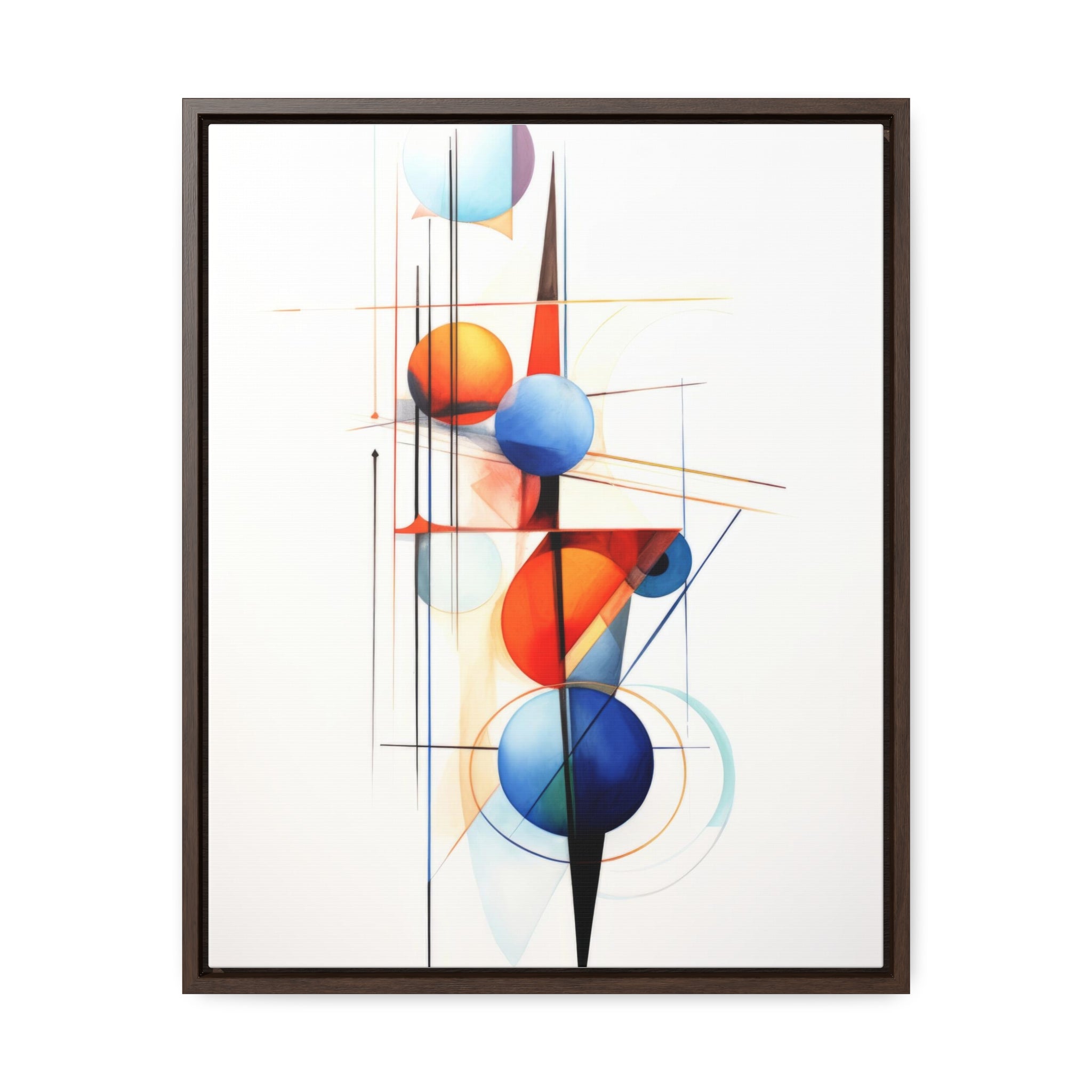 Geometric Abstract |Gallery Canvas Wraps, Vertical Frame