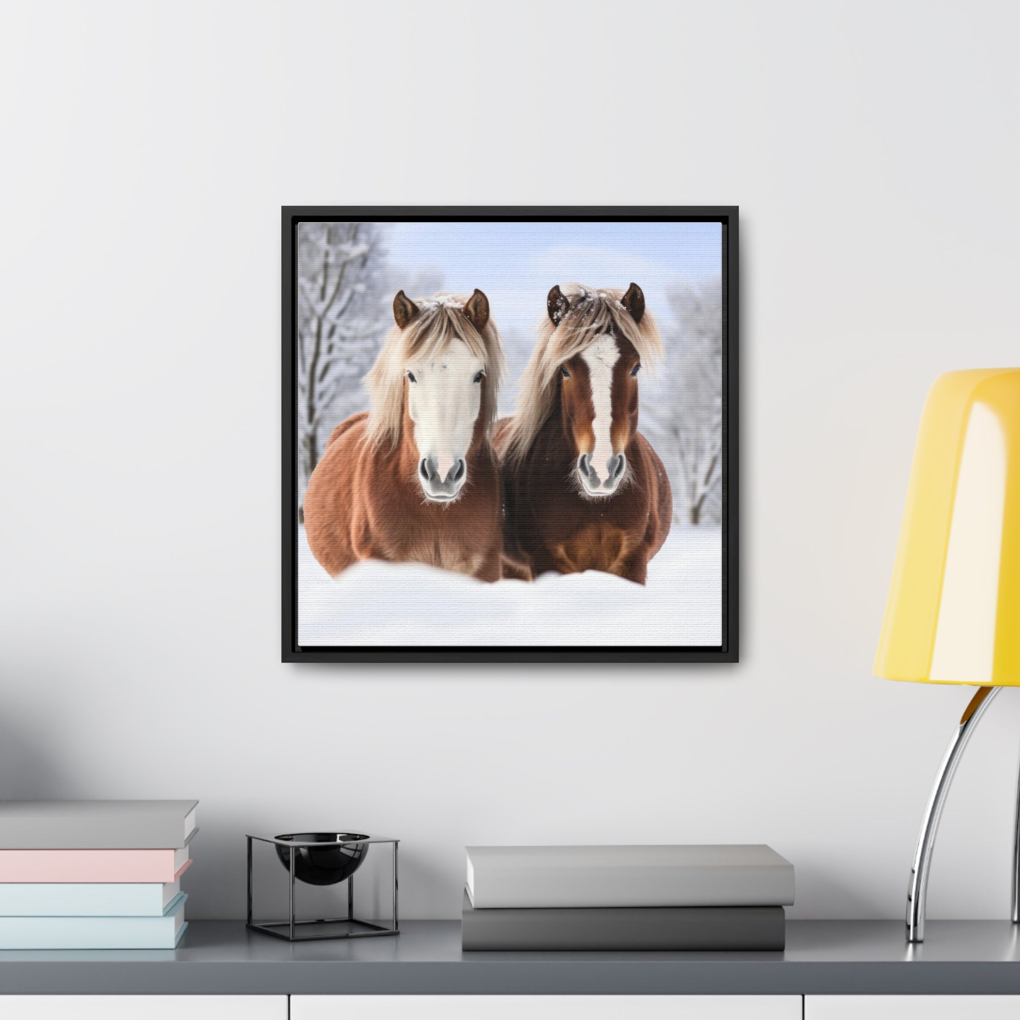 Sticking Together | Gallery Canvas Wraps, Square Frame