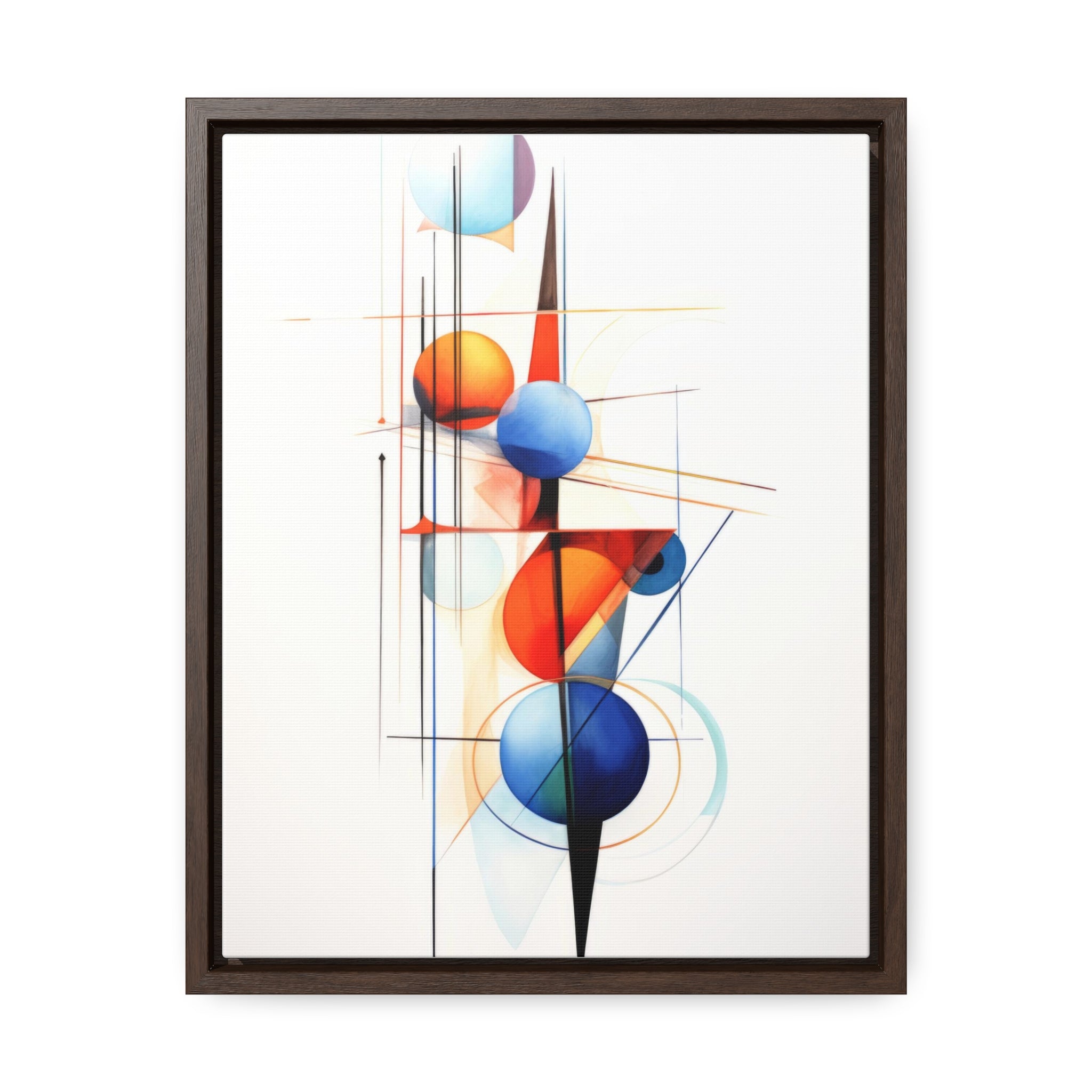 Geometric Abstract |Gallery Canvas Wraps, Vertical Frame