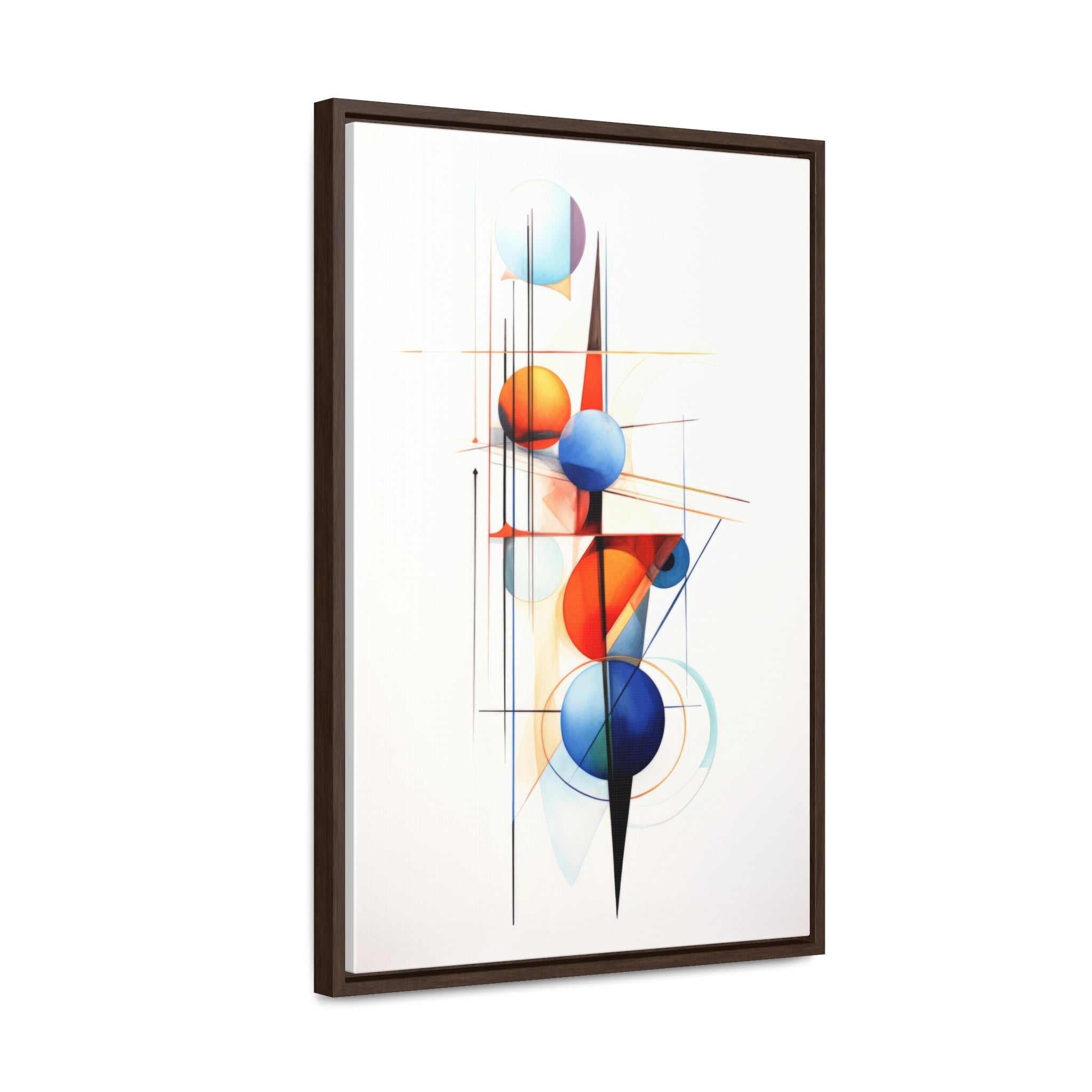 Geometric Abstract |Gallery Canvas Wraps, Vertical Frame