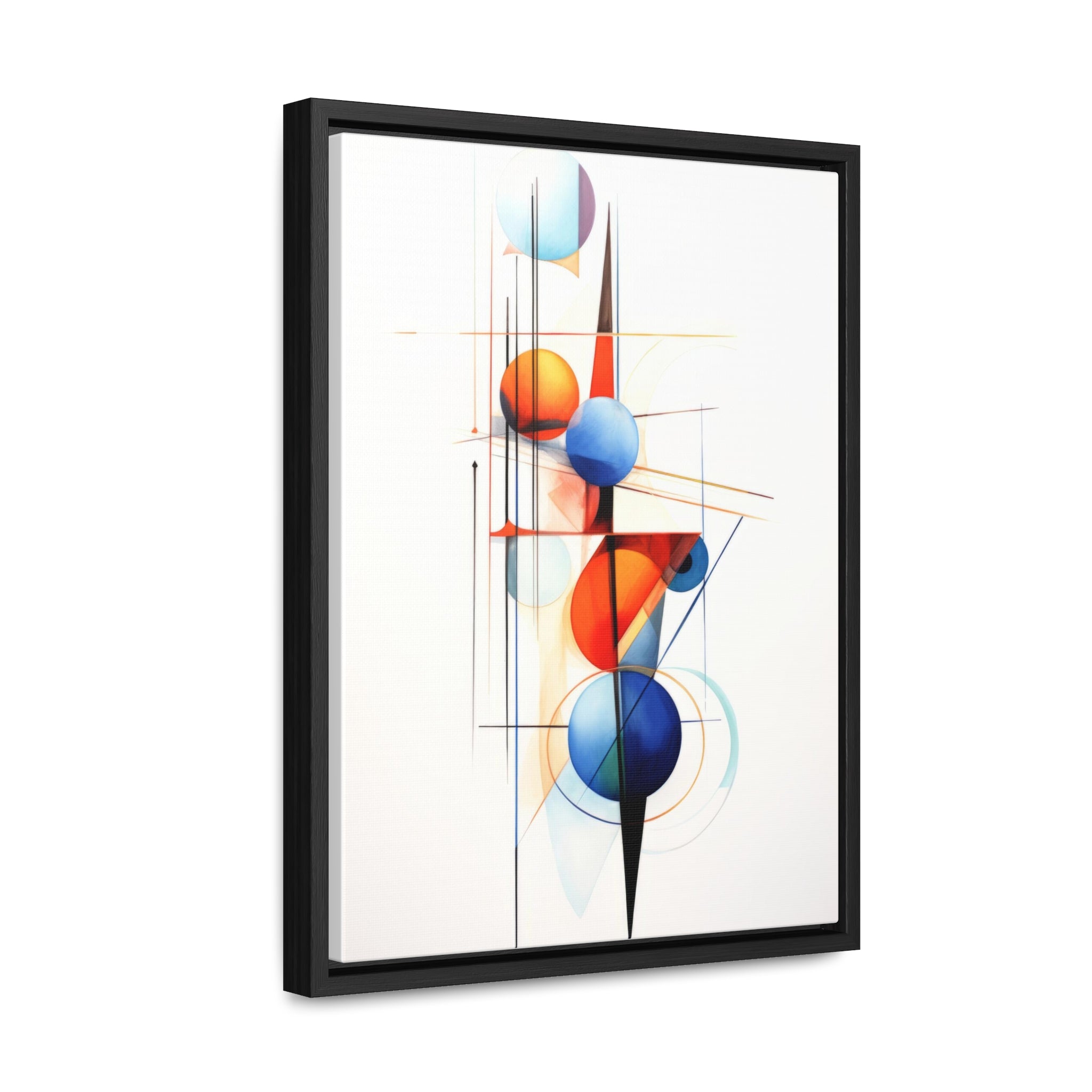 Geometric Abstract |Gallery Canvas Wraps, Vertical Frame