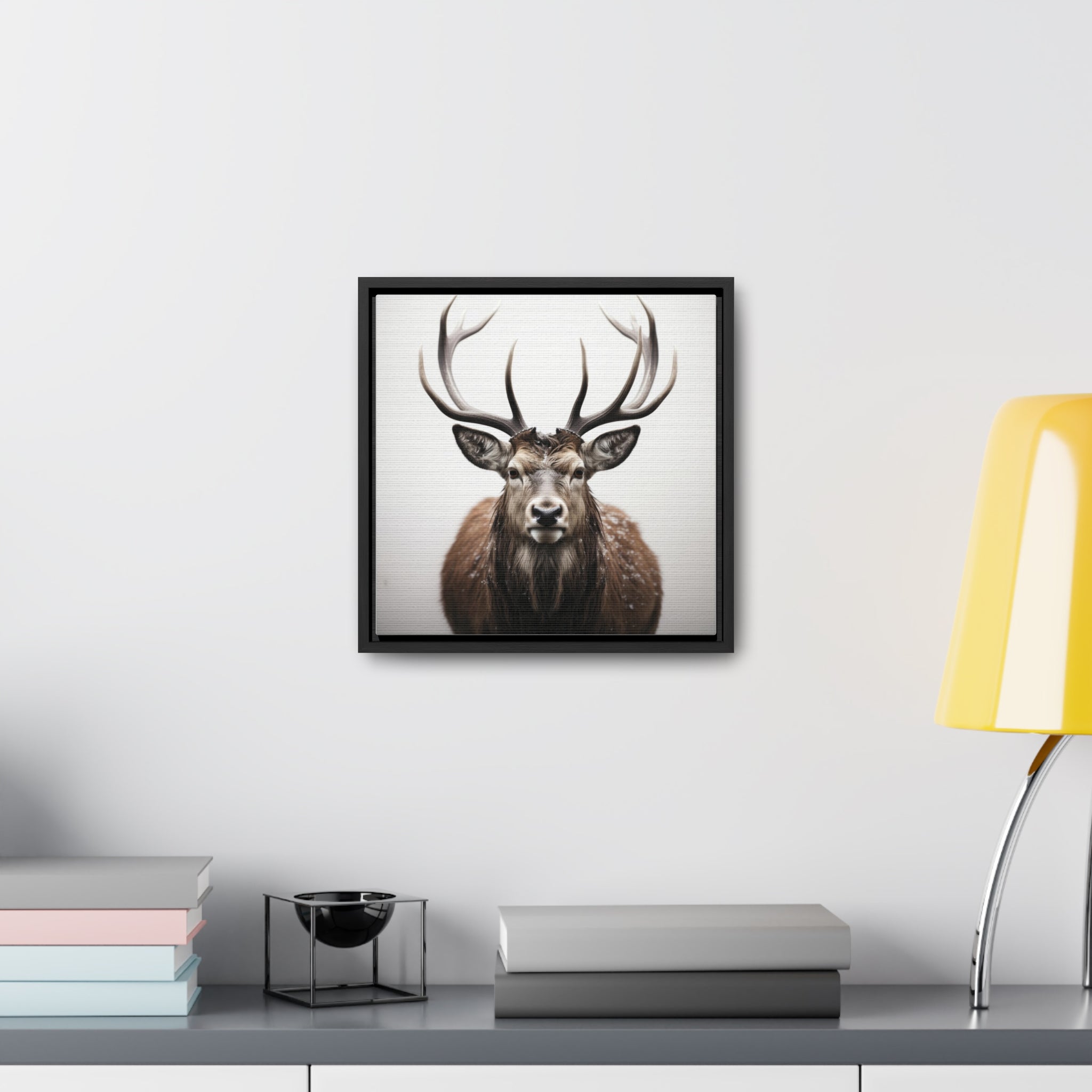 Deer | Gallery Canvas Wraps, Square Frame