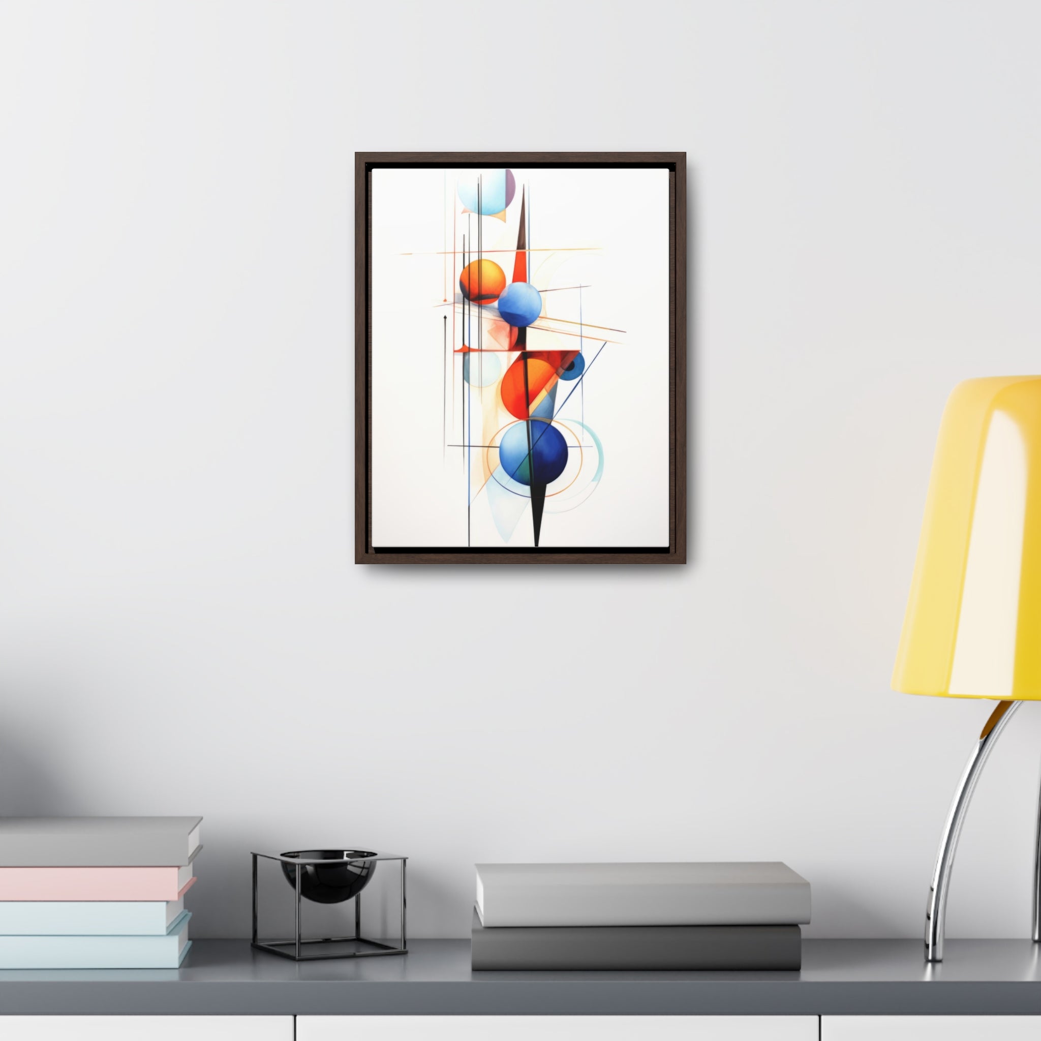 Geometric Abstract |Gallery Canvas Wraps, Vertical Frame