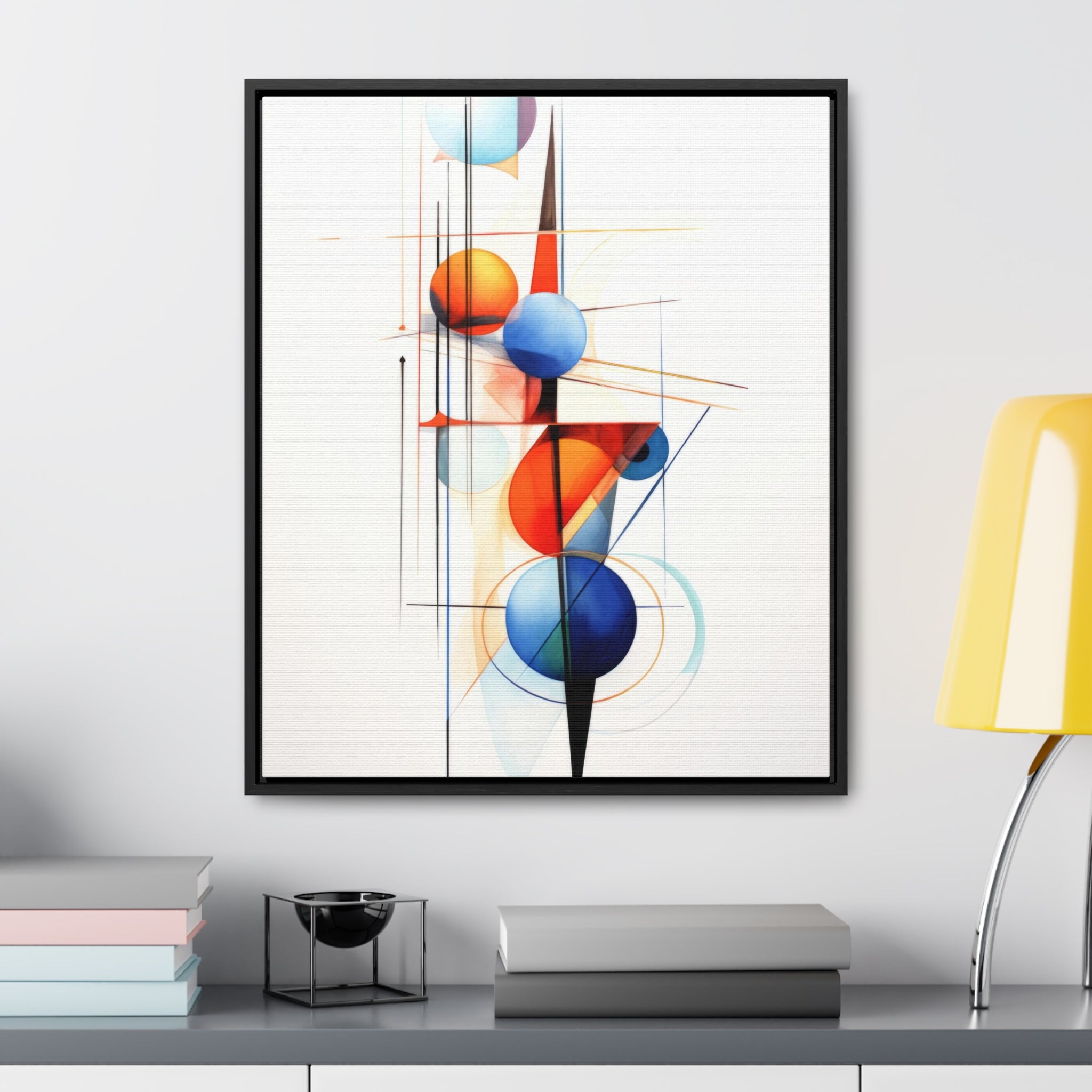 Geometric Abstract |Gallery Canvas Wraps, Vertical Frame