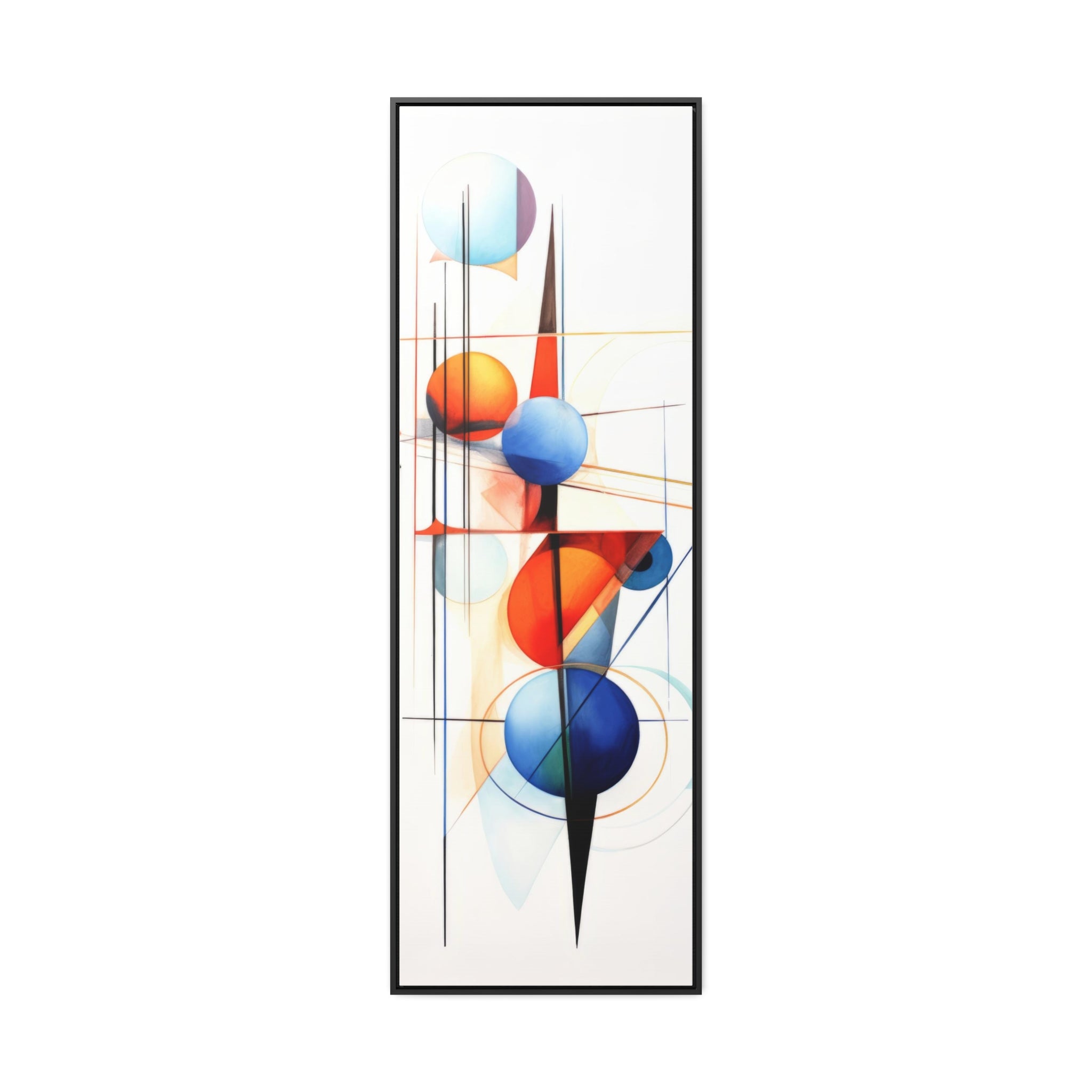 Geometric Abstract |Gallery Canvas Wraps, Vertical Frame