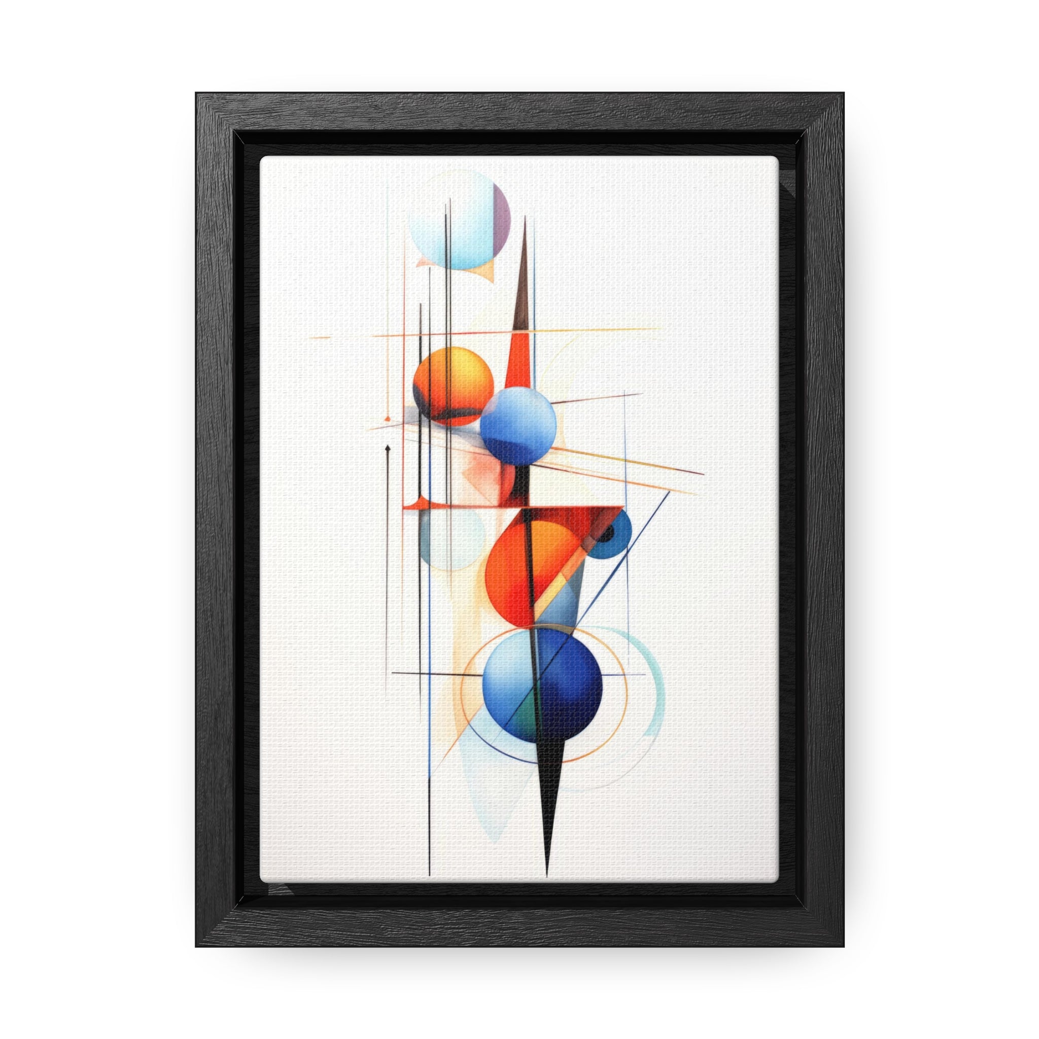 Geometric Abstract |Gallery Canvas Wraps, Vertical Frame