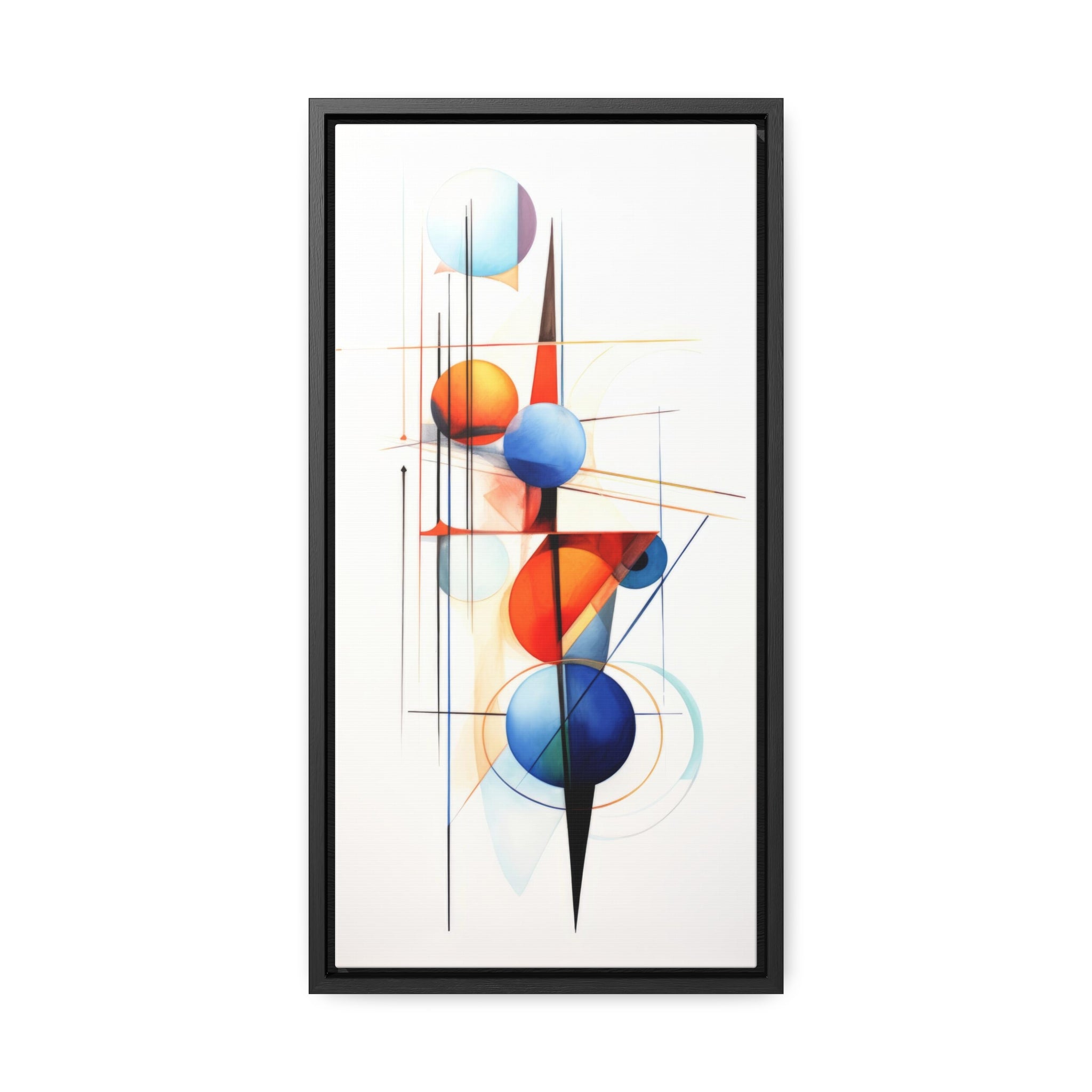 Geometric Abstract |Gallery Canvas Wraps, Vertical Frame