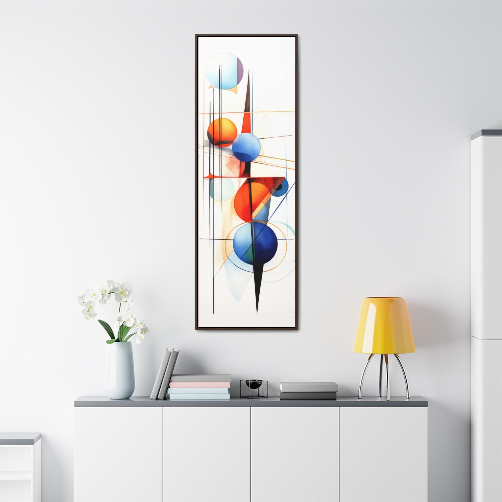 Geometric Abstract |Gallery Canvas Wraps, Vertical Frame