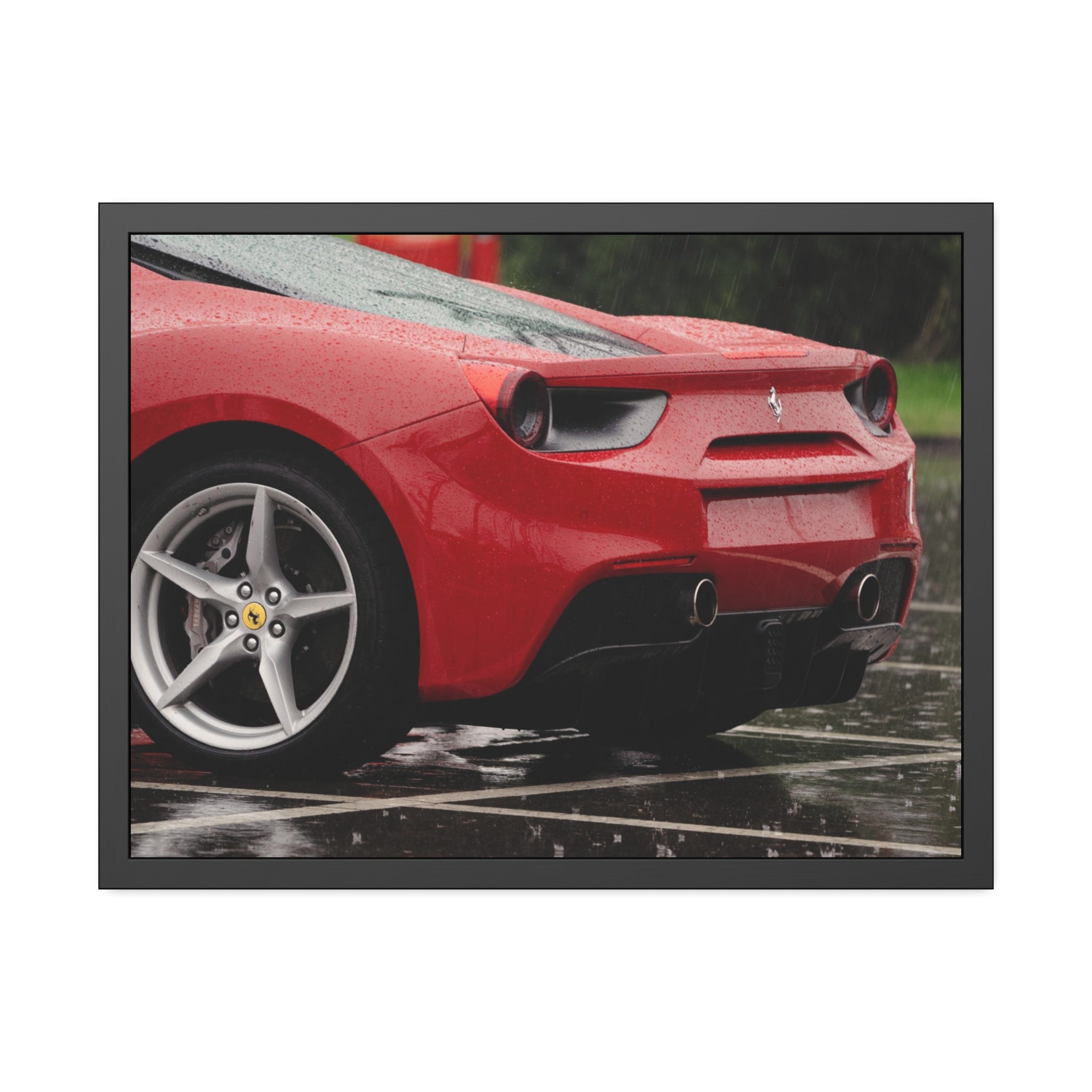 Ferrari 488 GTB | Car Poster, Wall Art, Framed Paper Posters