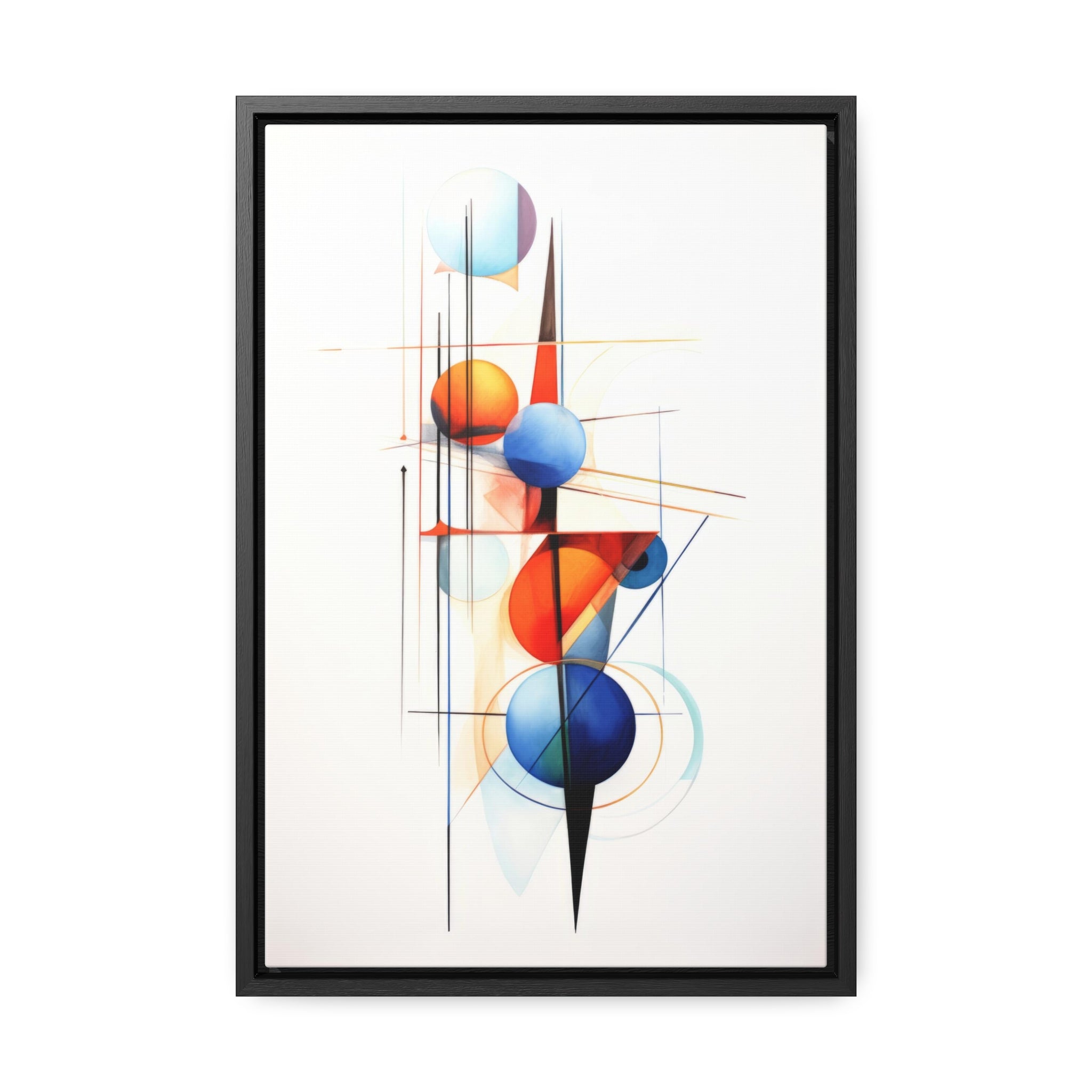 Geometric Abstract |Gallery Canvas Wraps, Vertical Frame