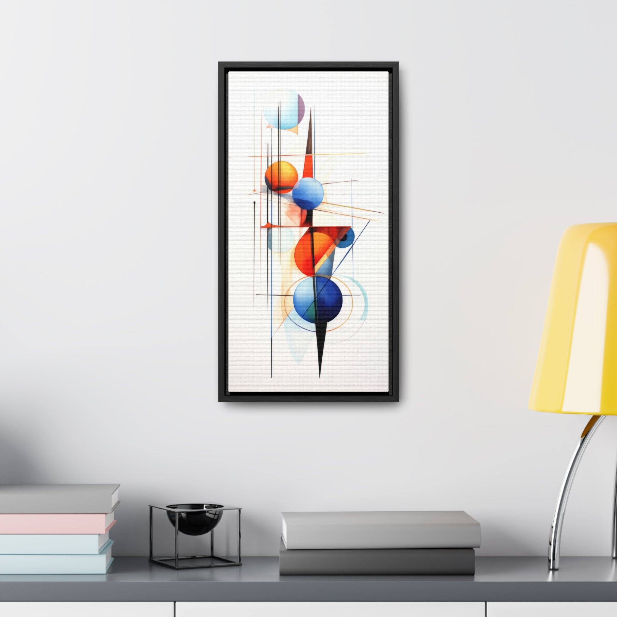 Geometric Abstract |Gallery Canvas Wraps, Vertical Frame