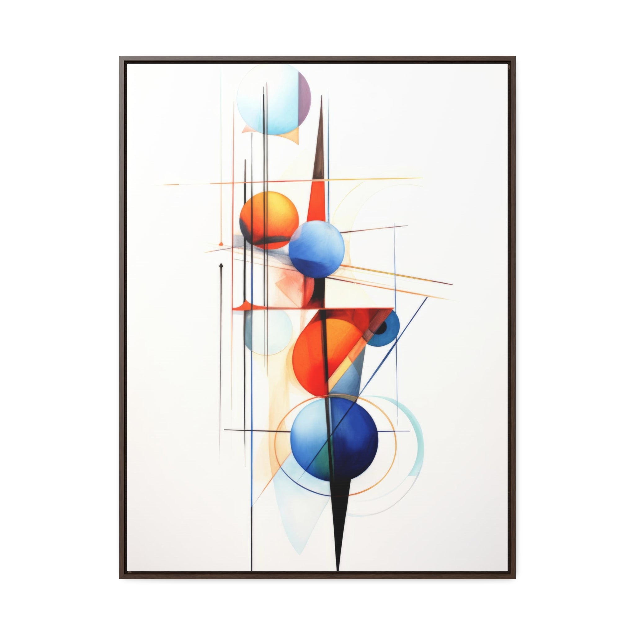 Geometric Abstract |Gallery Canvas Wraps, Vertical Frame