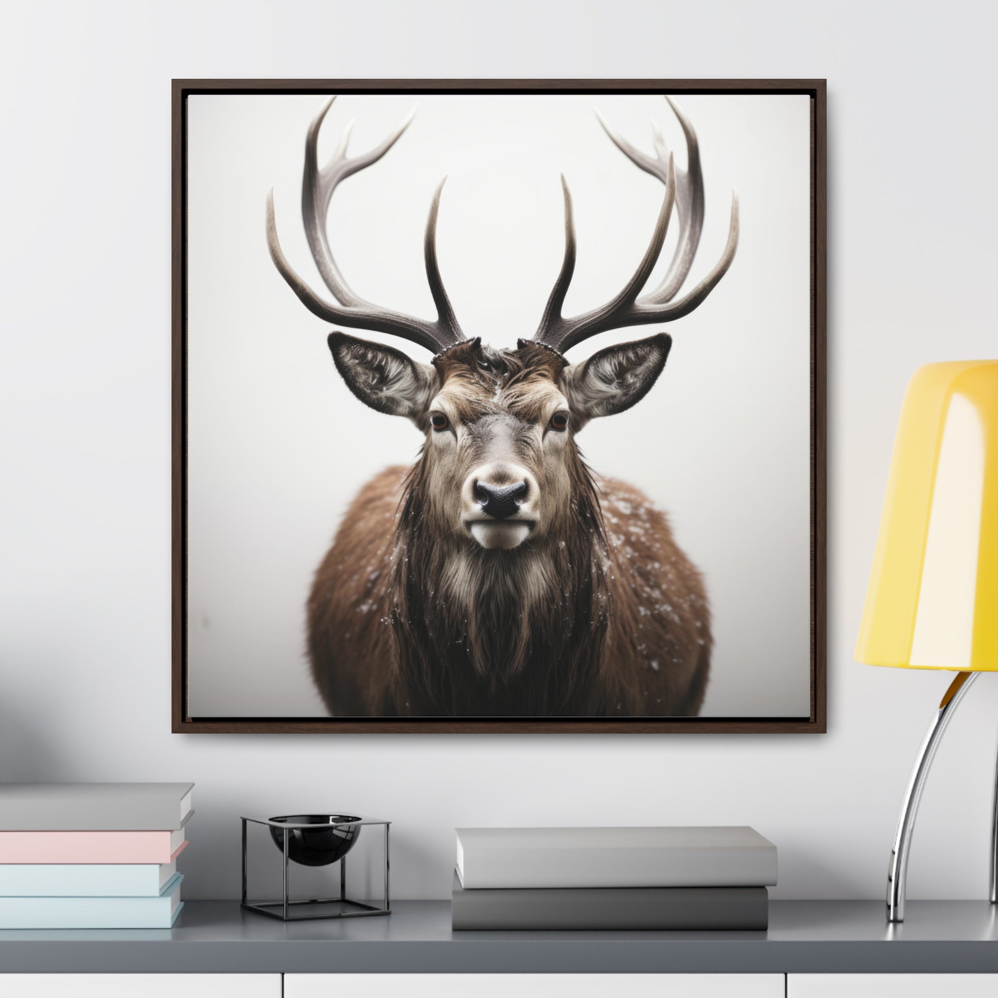 Deer | Gallery Canvas Wraps, Square Frame