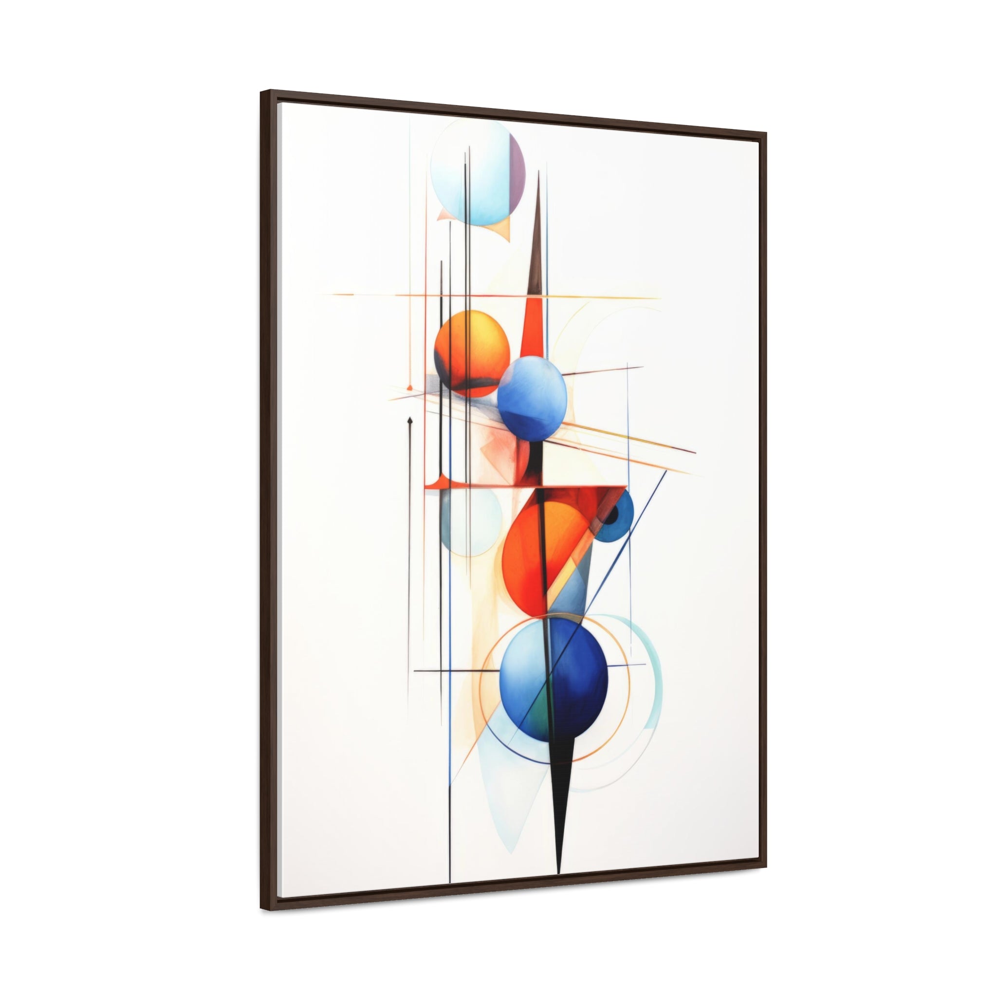 Geometric Abstract |Gallery Canvas Wraps, Vertical Frame