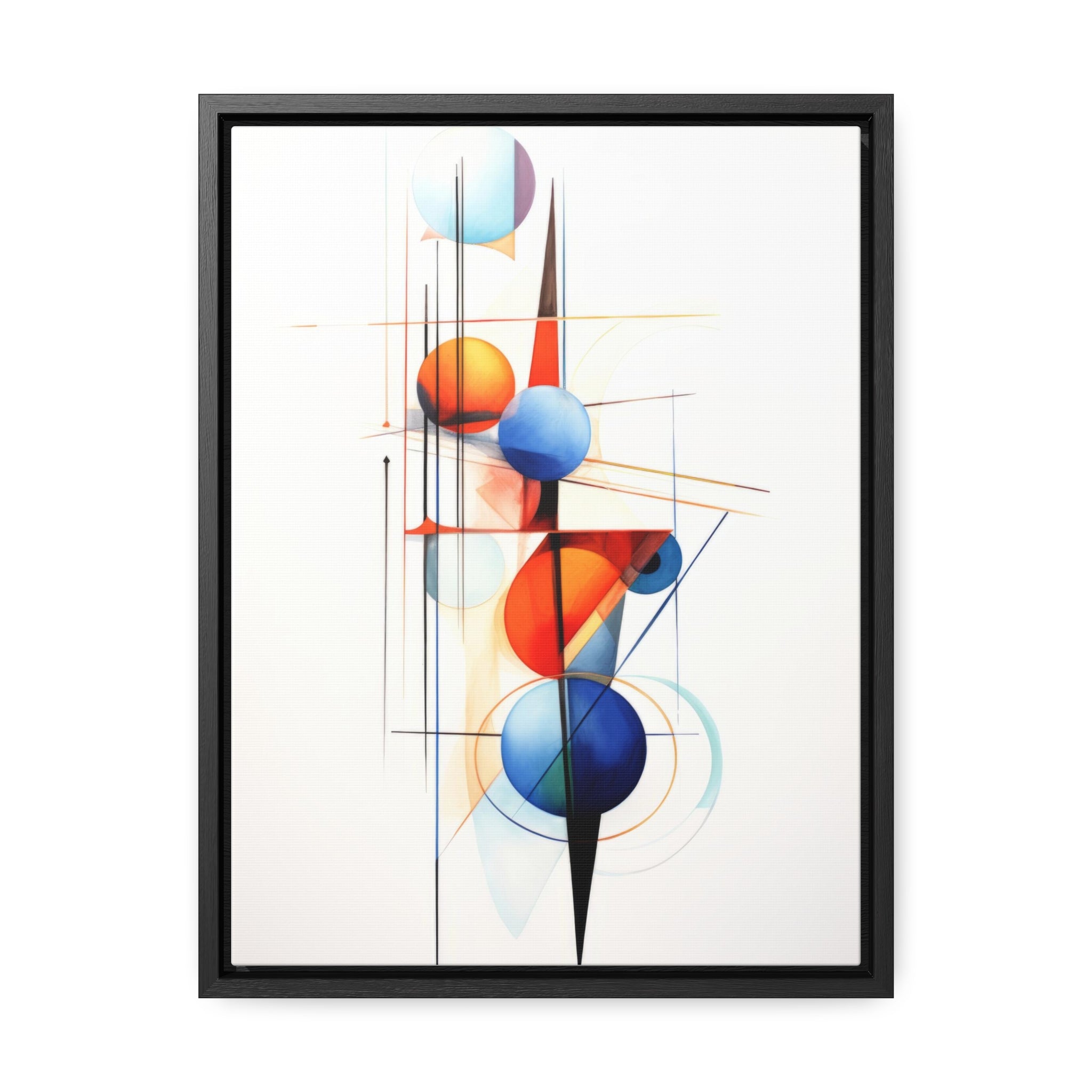 Geometric Abstract |Gallery Canvas Wraps, Vertical Frame