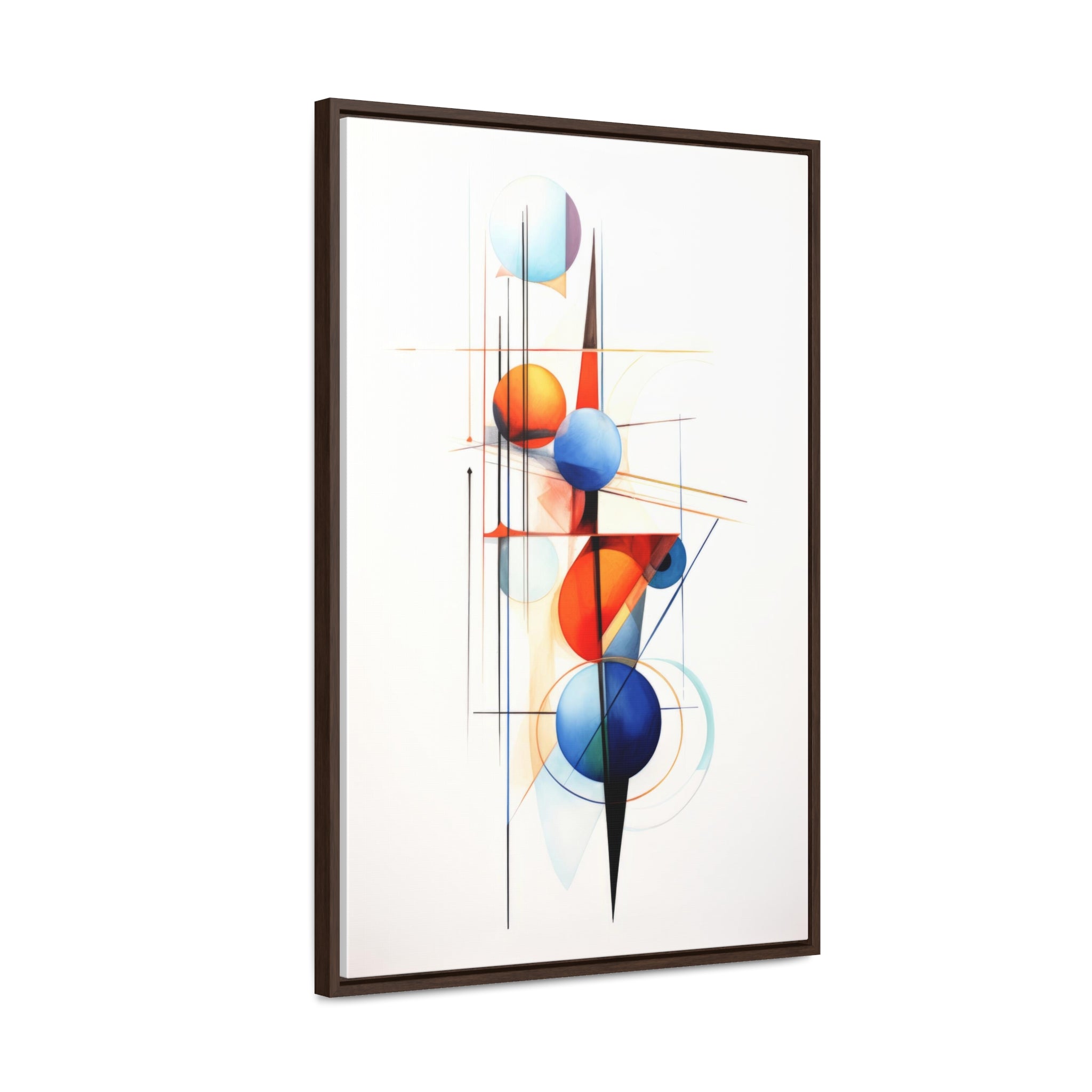 Geometric Abstract |Gallery Canvas Wraps, Vertical Frame