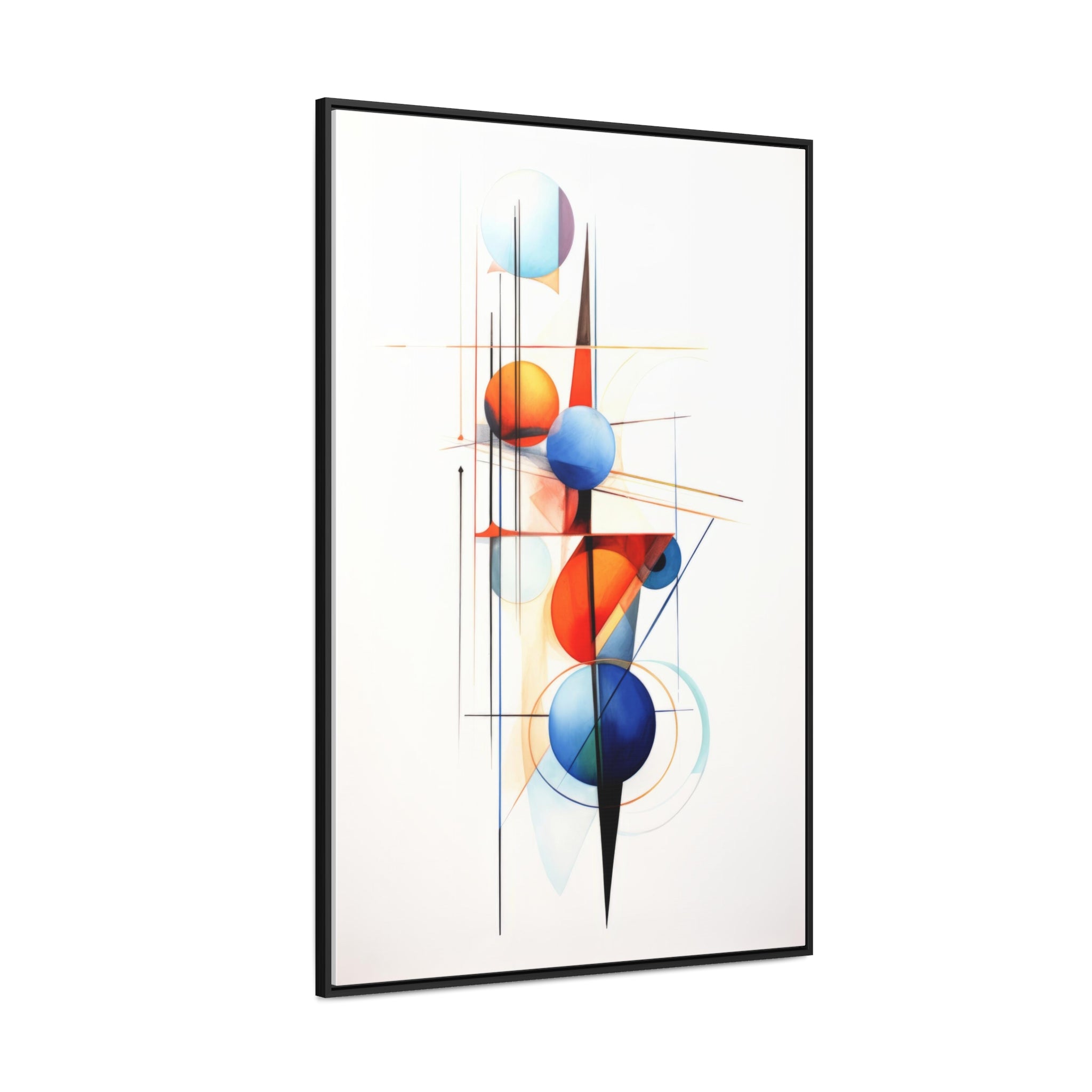 Geometric Abstract |Gallery Canvas Wraps, Vertical Frame