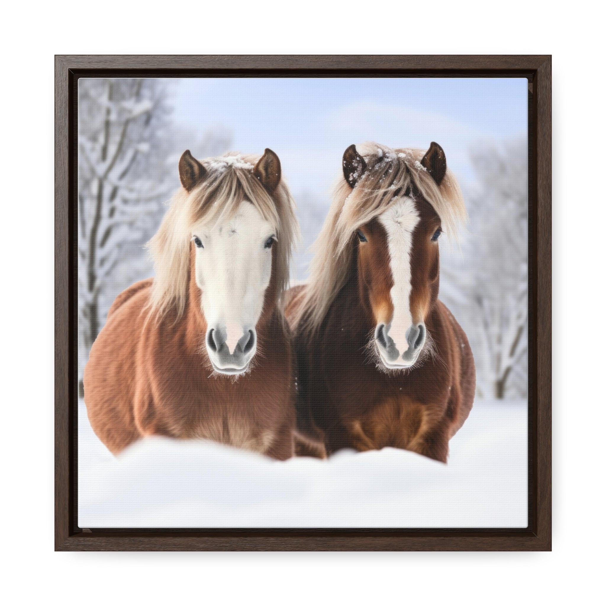 Sticking Together | Gallery Canvas Wraps, Square Frame