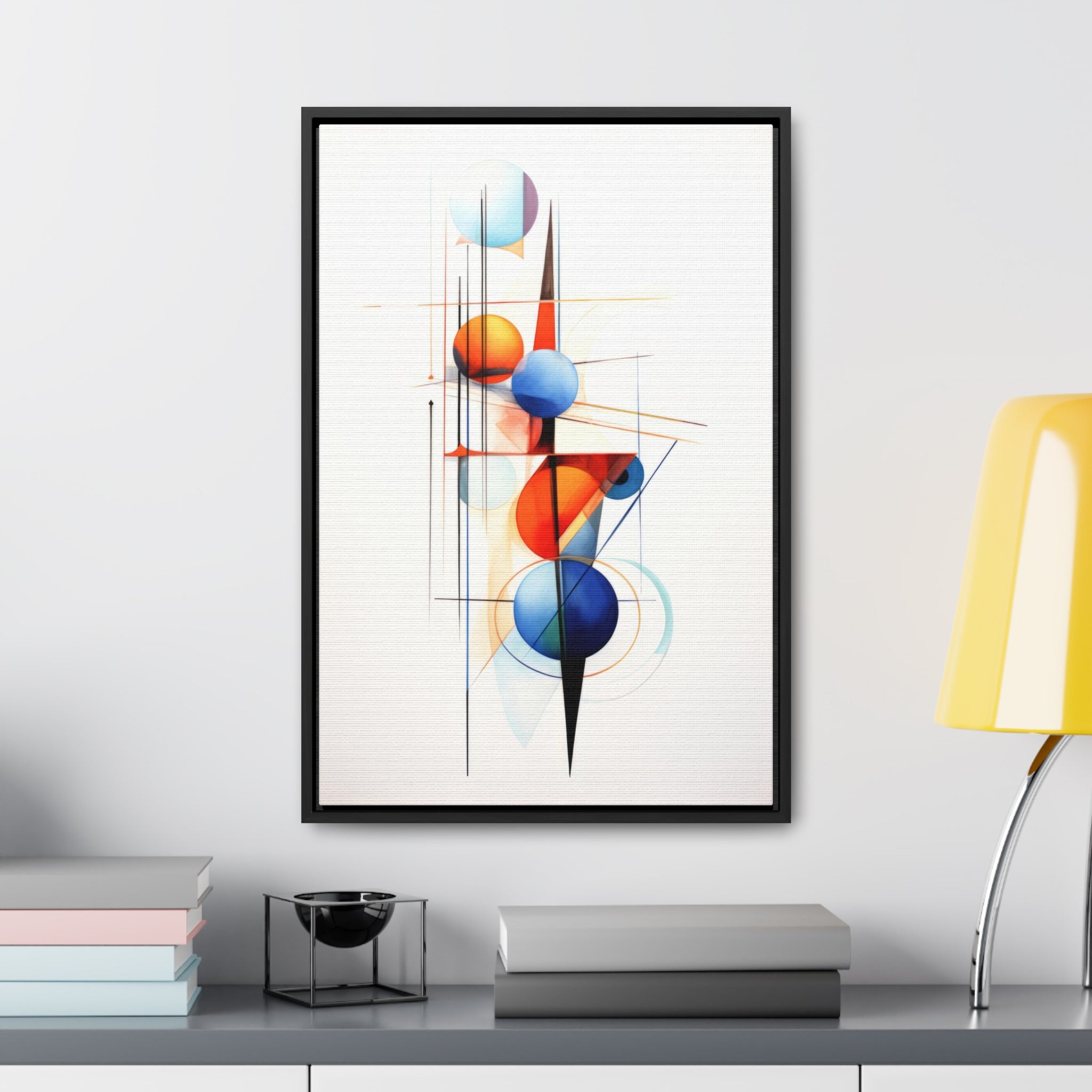 Geometric Abstract |Gallery Canvas Wraps, Vertical Frame