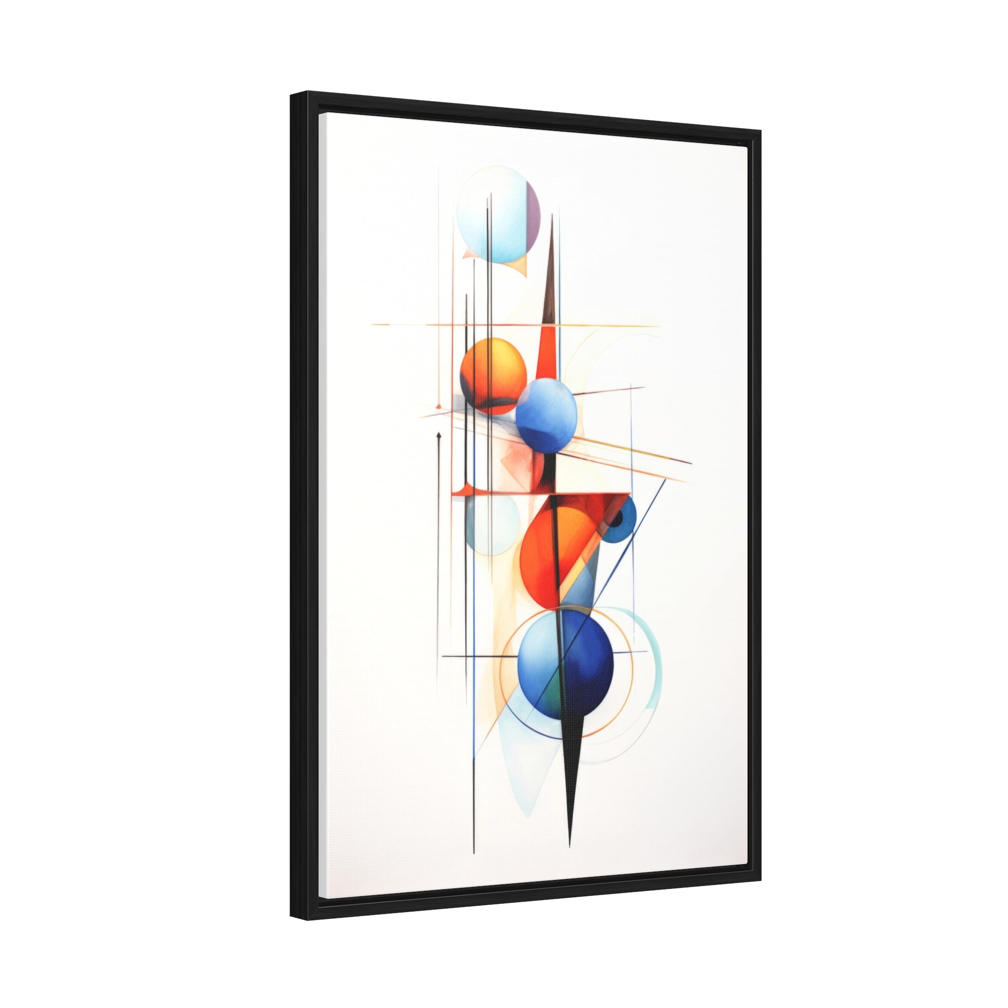 Geometric Abstract |Gallery Canvas Wraps, Vertical Frame