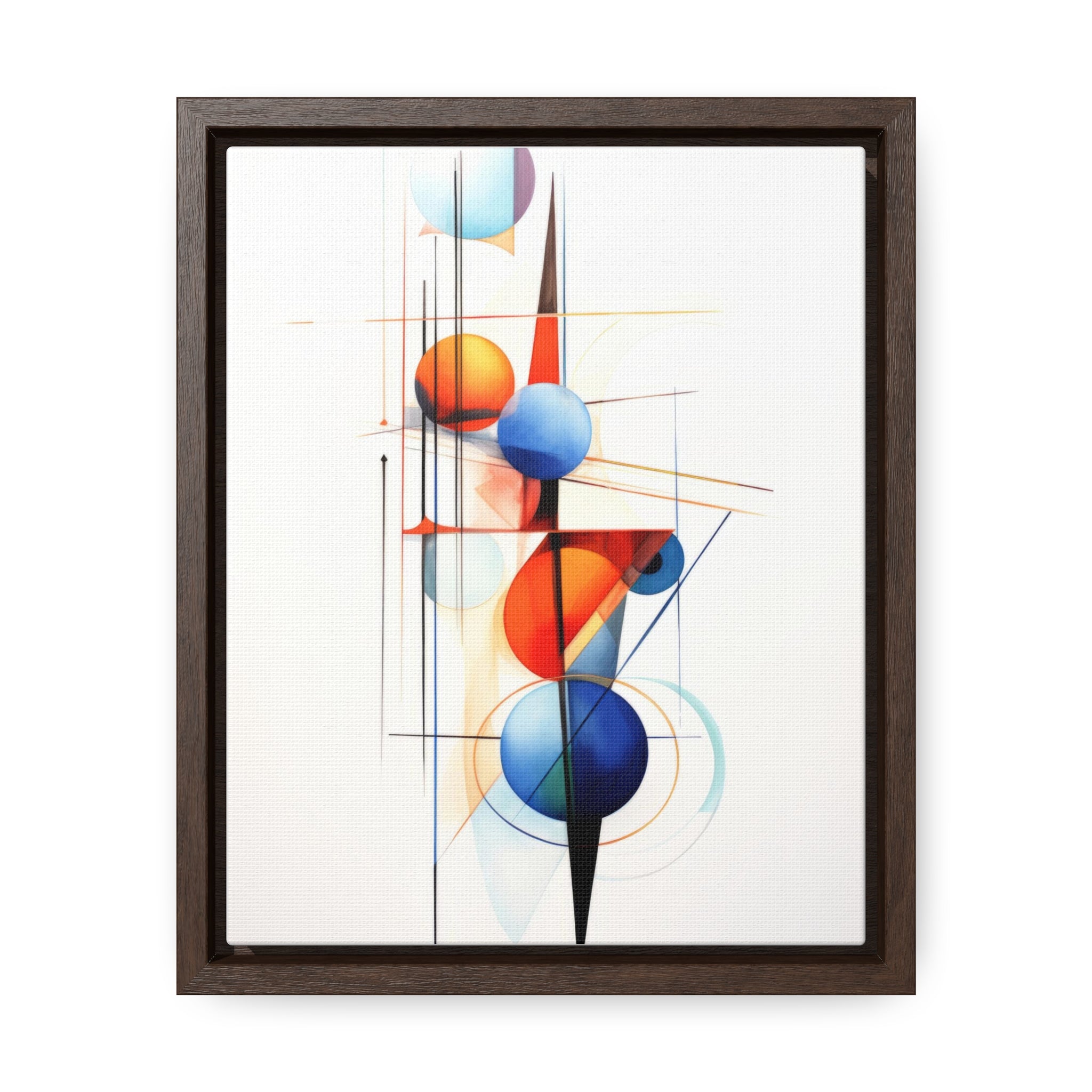 Geometric Abstract |Gallery Canvas Wraps, Vertical Frame