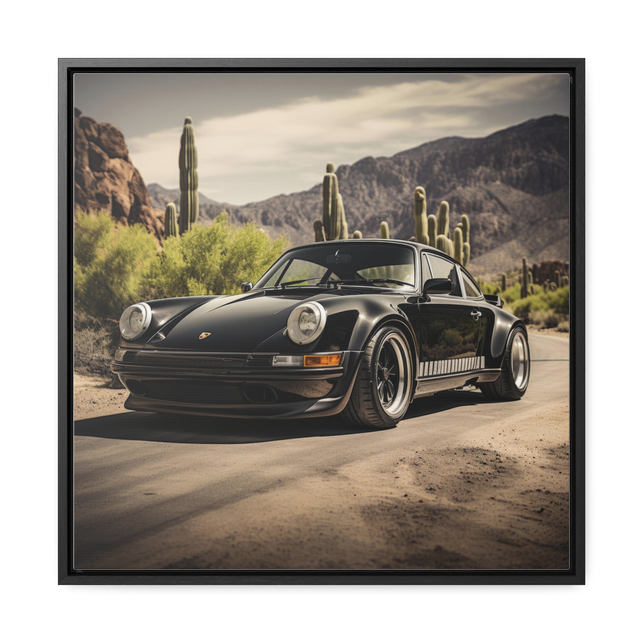 Porsche 911| Gallery Canvas Wraps, Square Frame