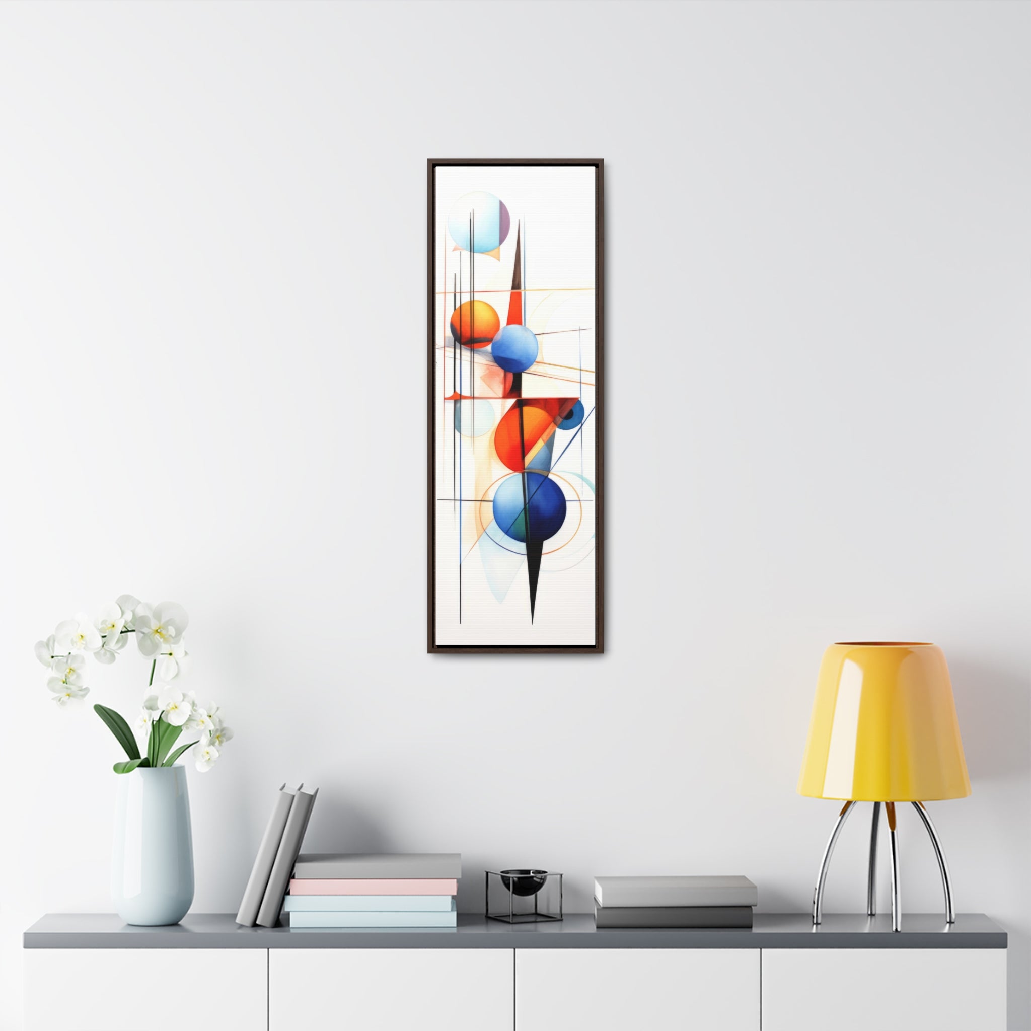 Geometric Abstract |Gallery Canvas Wraps, Vertical Frame