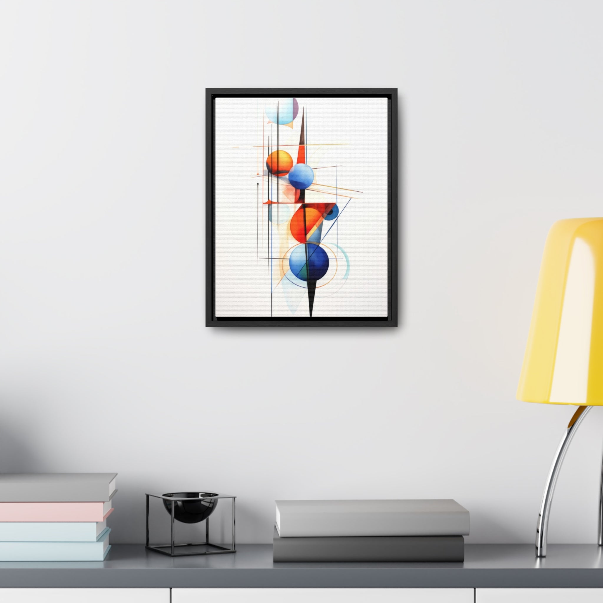 Geometric Abstract |Gallery Canvas Wraps, Vertical Frame